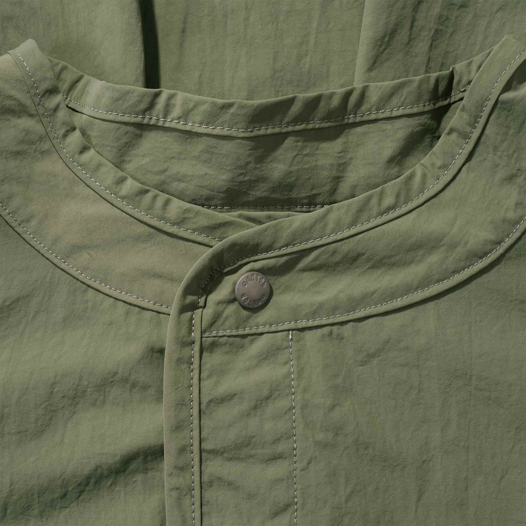 Stand Up Collar Shirt - Olive