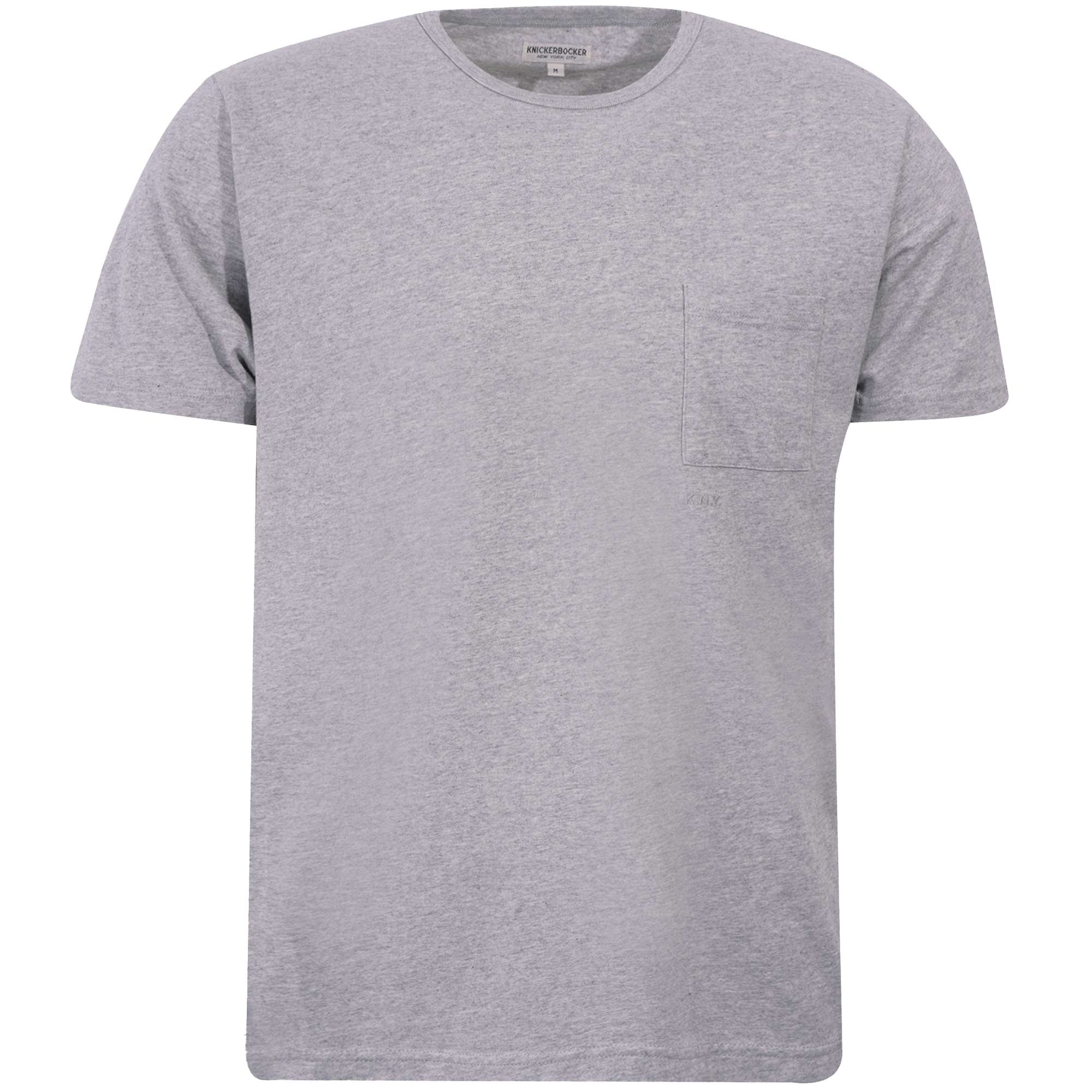 Knickerbocker Pocket T-shirt - Heather Grey