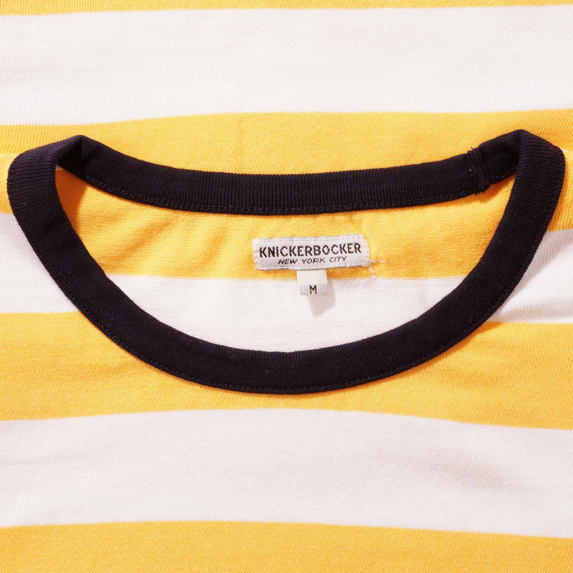 Knickerbocker Bar Stripe T-shirt - Sun/White