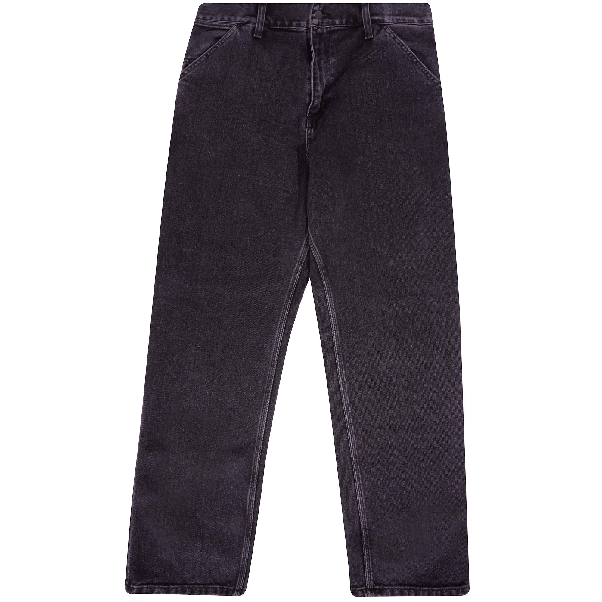 Carhartt WIP Single Knee Pant - Black Stone Wash