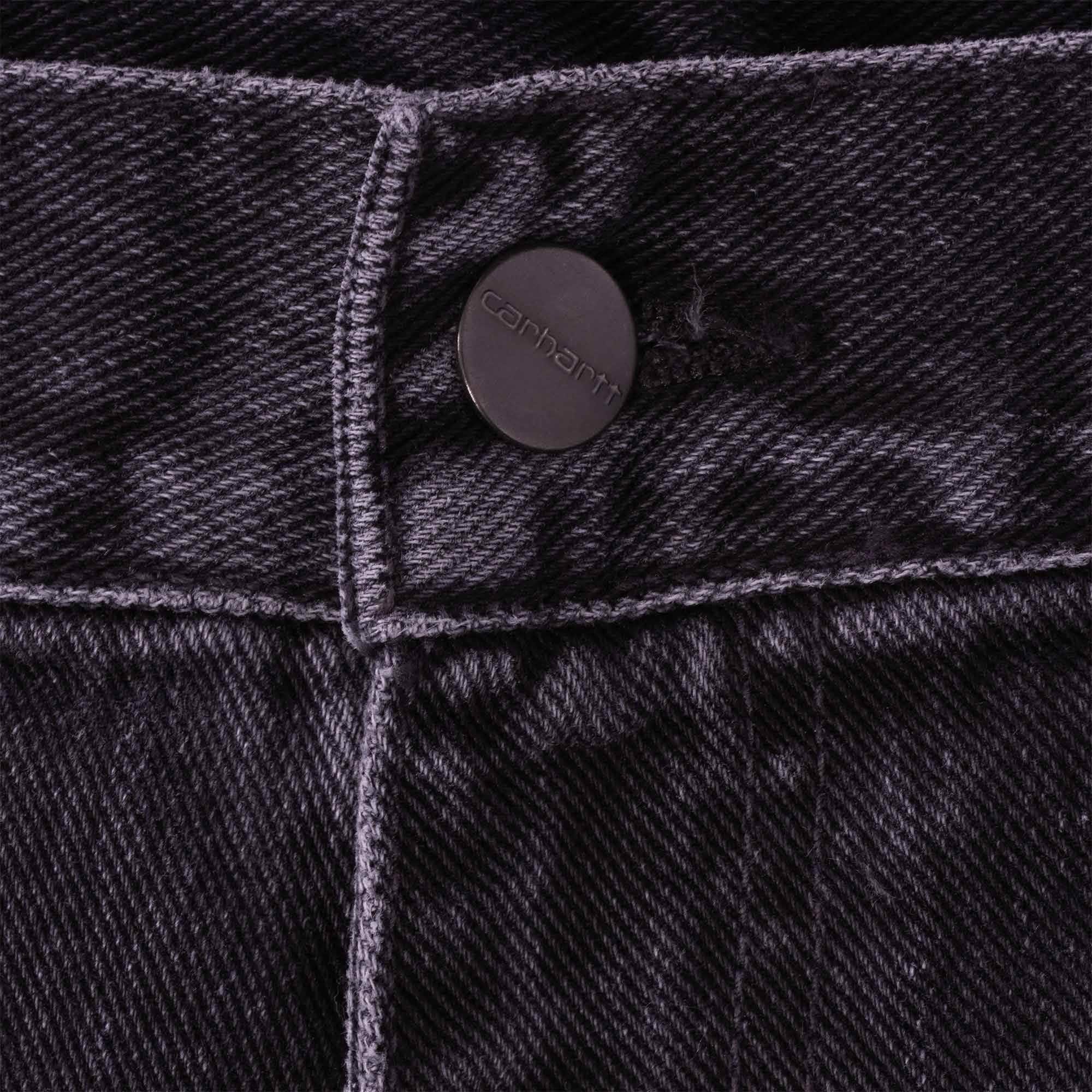 Carhartt WIP Single Knee Pant - Black Stone Wash
