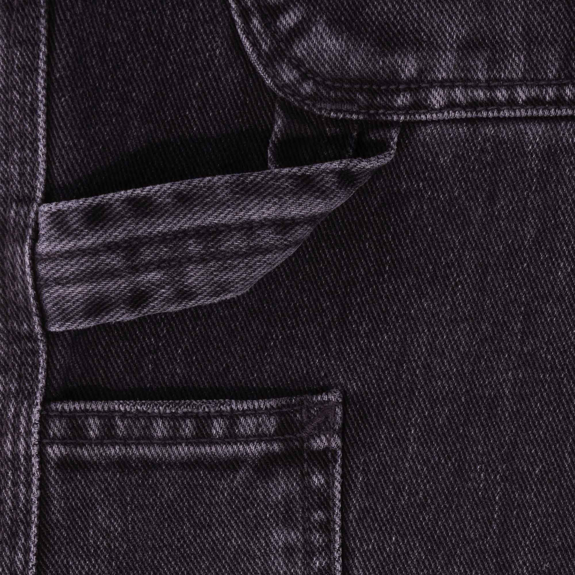 Carhartt WIP Single Knee Pant - Black Stone Wash