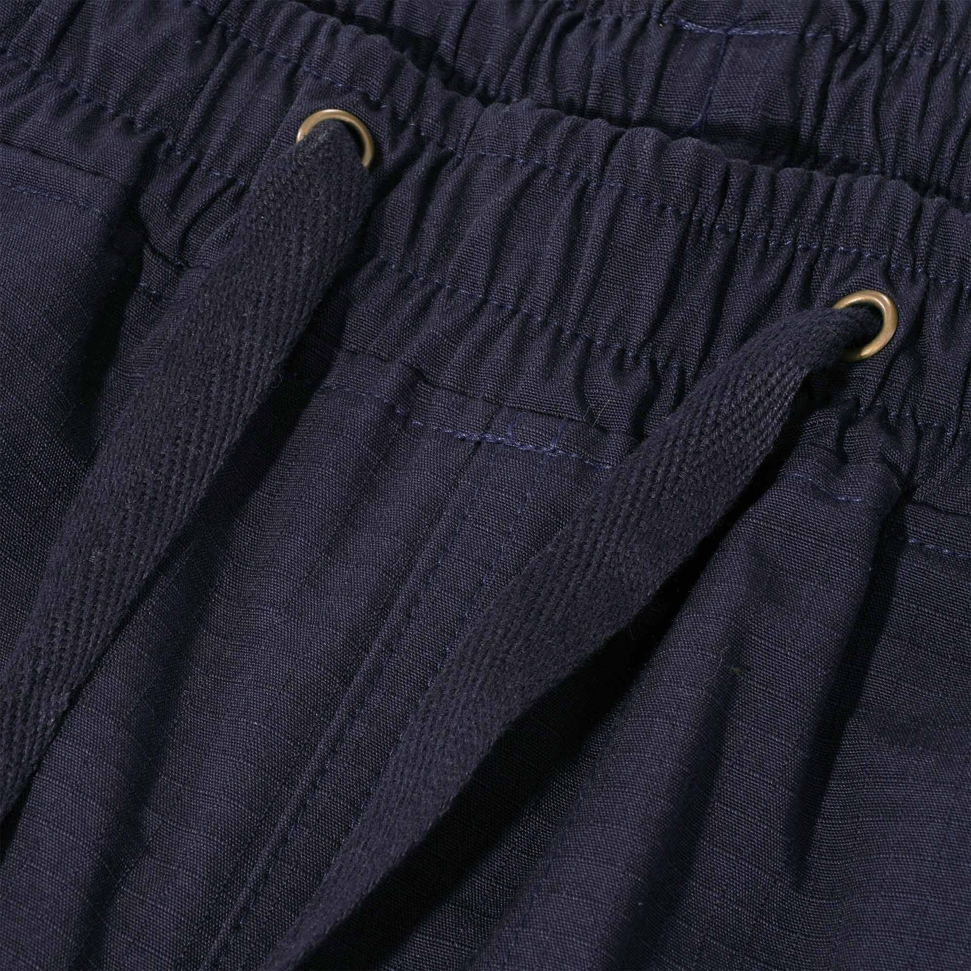 FrizmWORKS Army Two Tuck Relaxed Pants - Navy