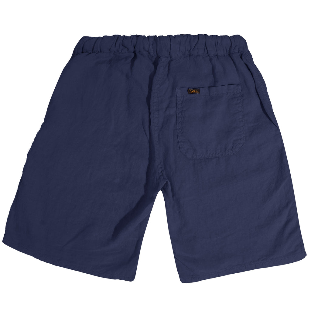 Lois Jeans Hugo Linen Shorts - Navy