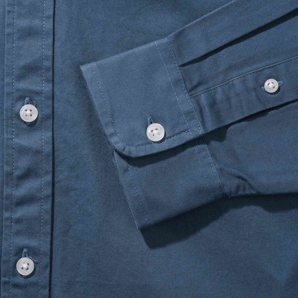 Carhartt WIP Long Sleeve Madison Shirt - Storm Blue
