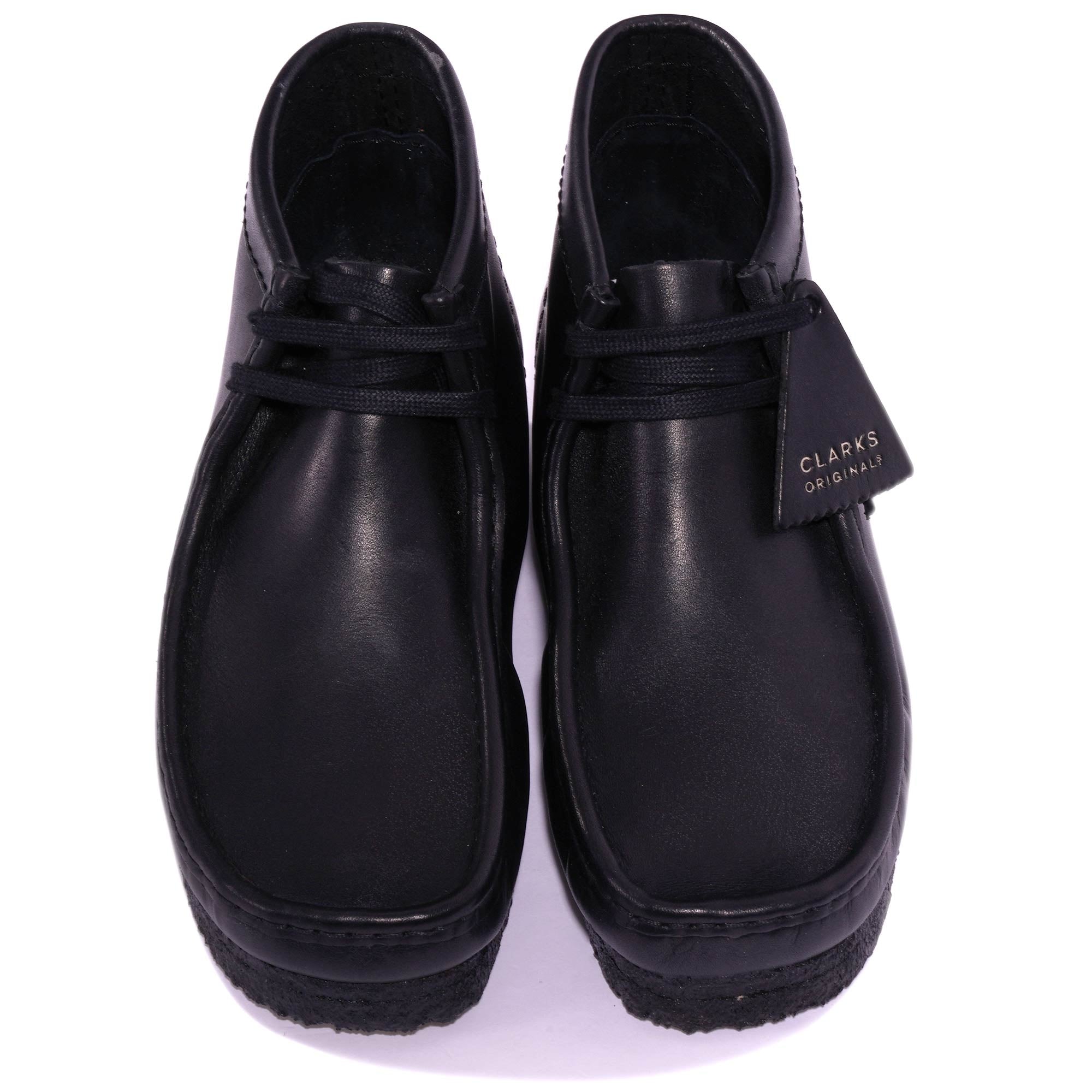 Clarks Originals Wallabee Boot - Black Leather