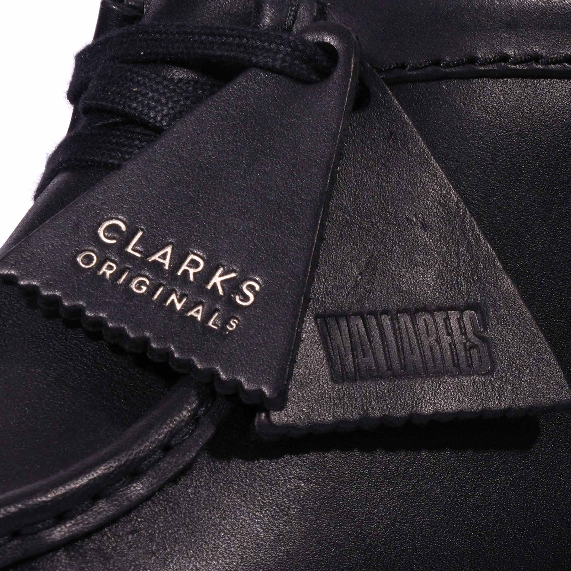 Clarks Originals Wallabee Boot - Black Leather