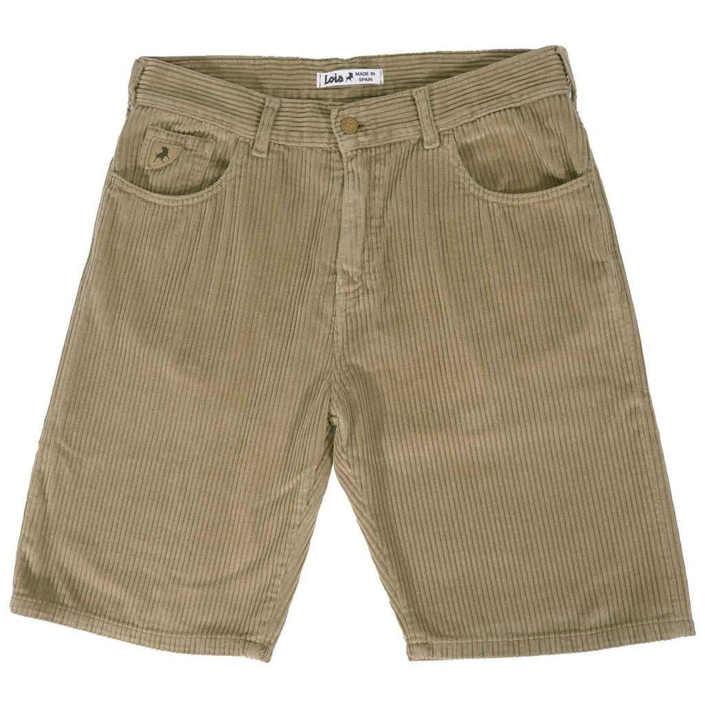 Lois Jeans Pepe Jumbo Cord Shorts - Dark Sand