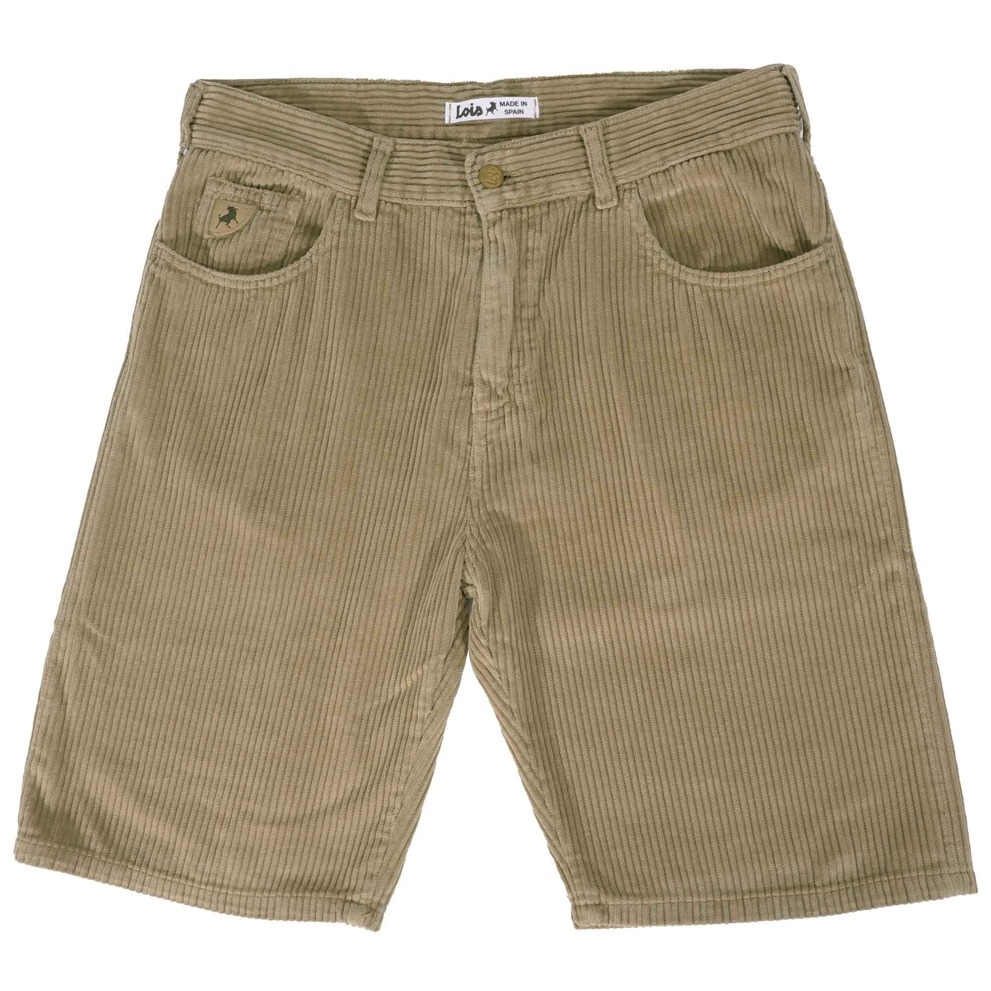 Lois Jeans Pepe Jumbo Cord Shorts - Dark Sand