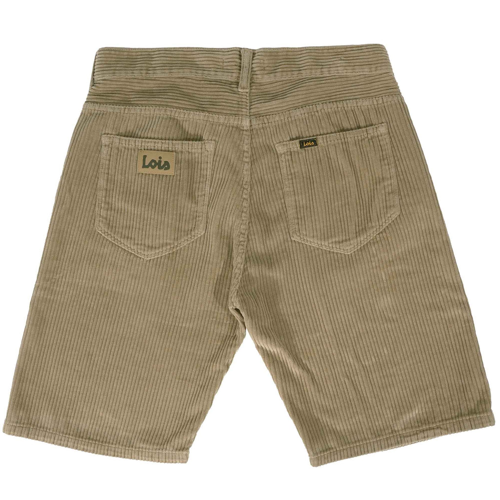 Lois Jeans Pepe Jumbo Cord Shorts - Dark Sand