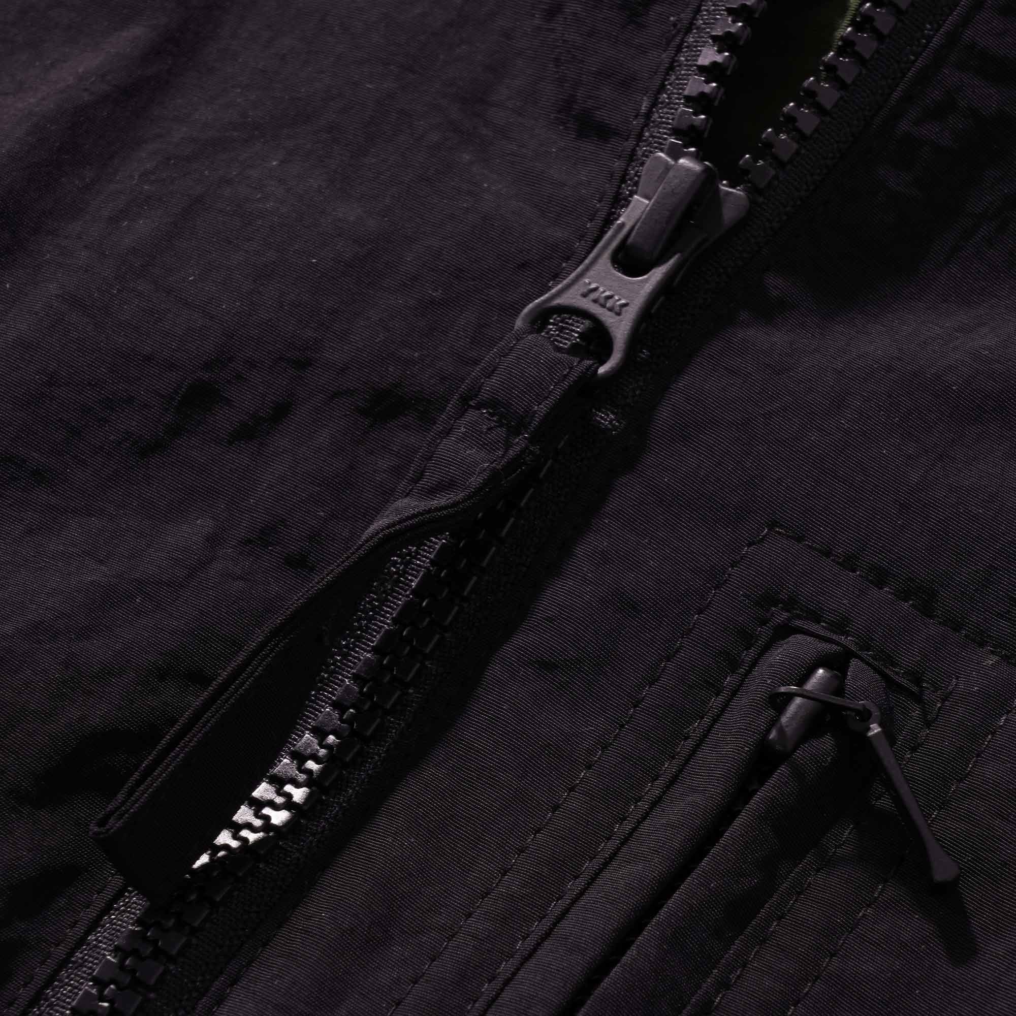 FrizmWORKS Nylon Set Up Track Jacket - Black/Green