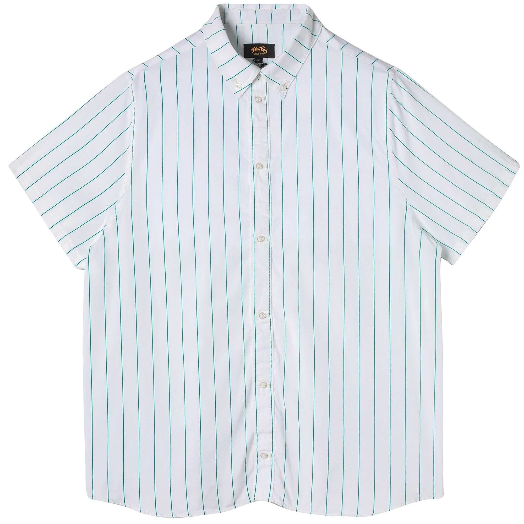 Stan Ray Moorehouse Short Sleeve Shirt - Blue Stripe