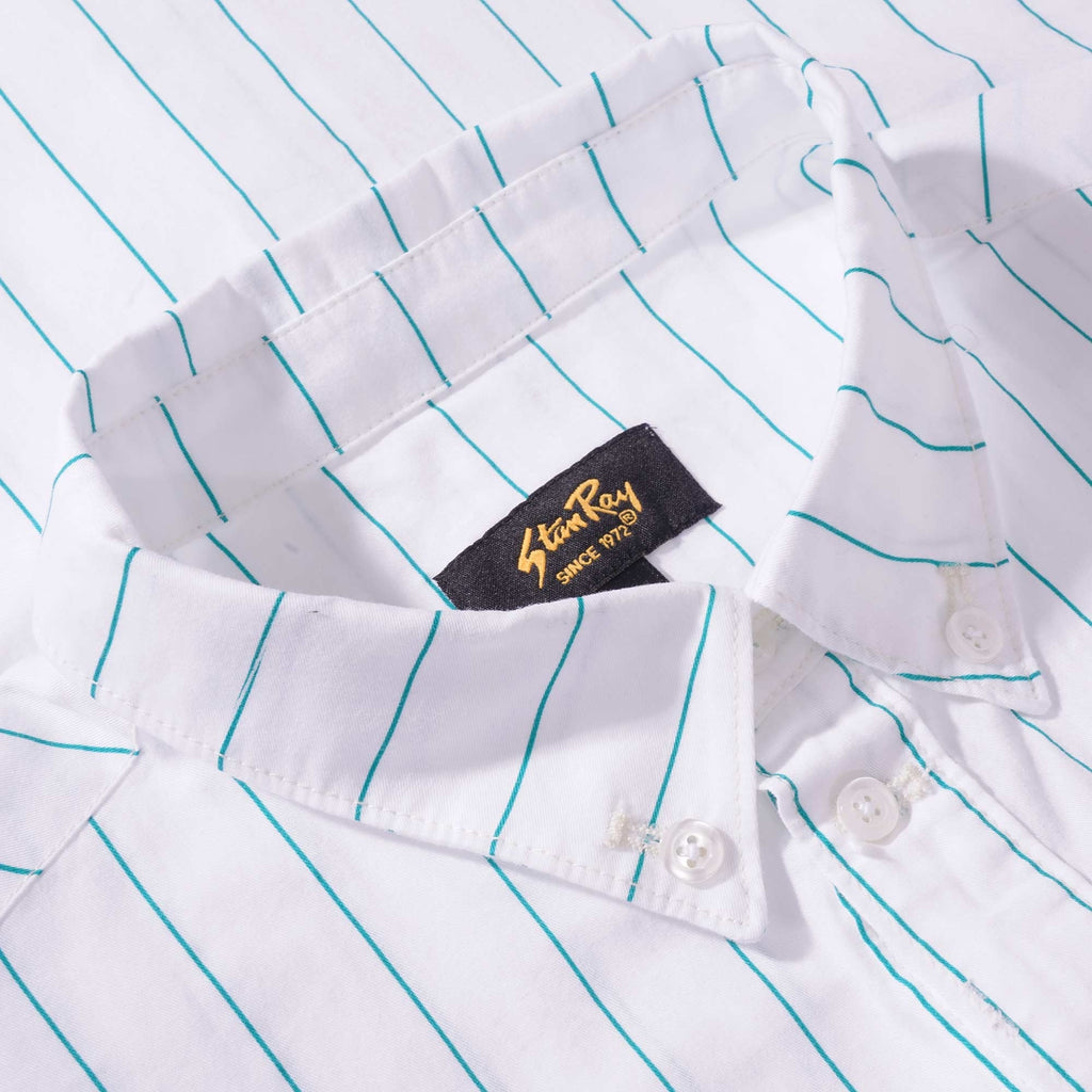 Stan Ray Moorehouse Short Sleeve Shirt - Blue Stripe