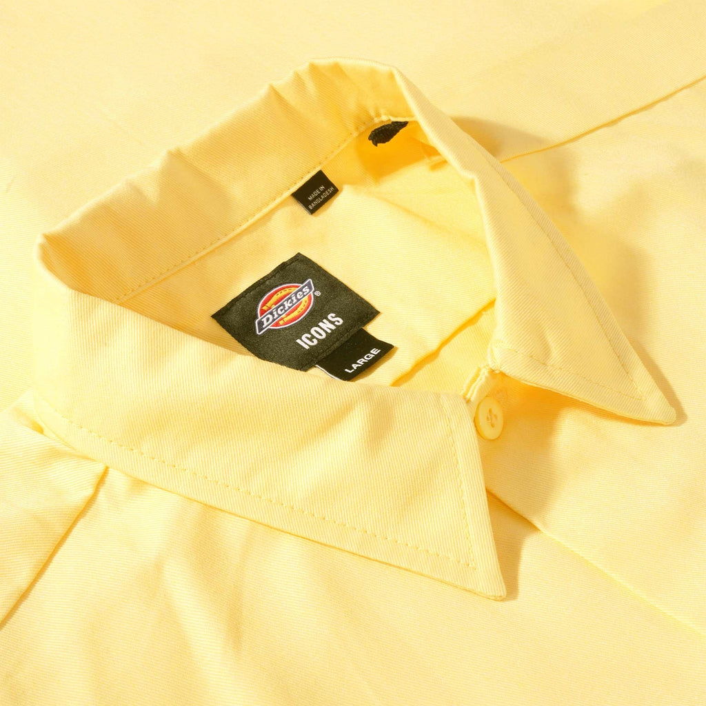 Dickies Short Sleeve Work Shirt - Pale Banana