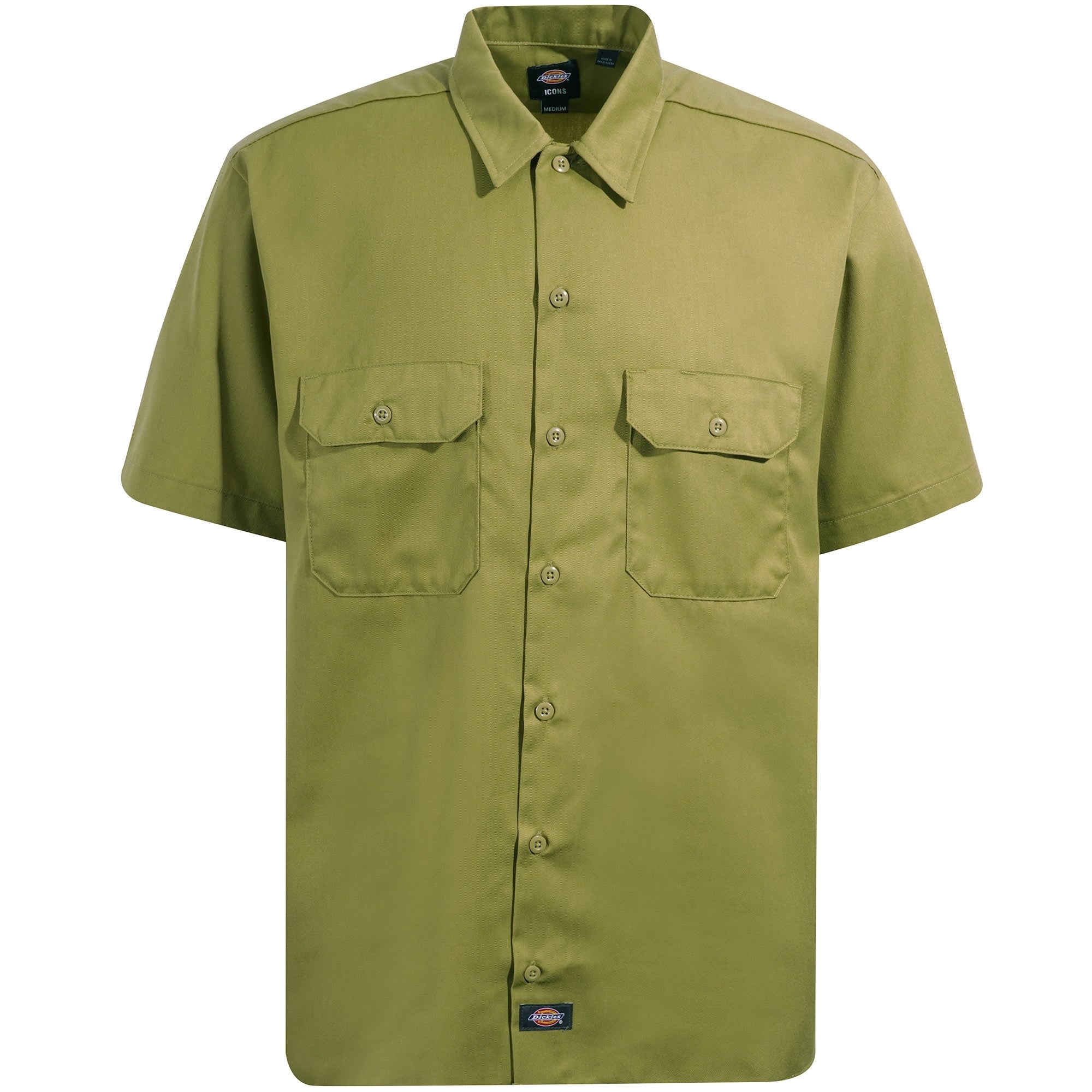 Dickies Short Sleeve Work Shirt - Green Moss