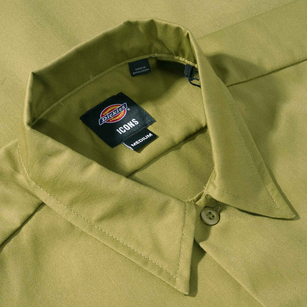 Dickies Short Sleeve Work Shirt - Green Moss