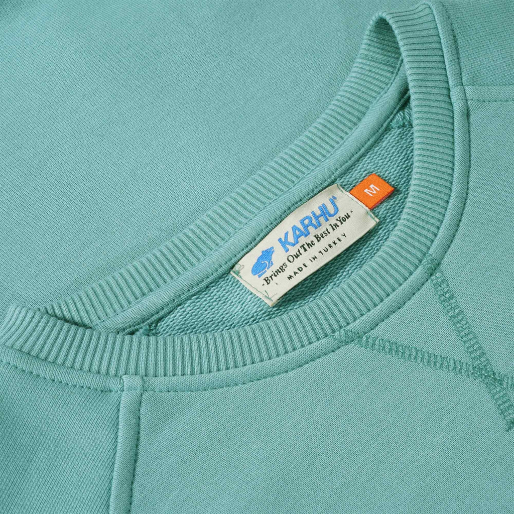 Karhu Classic Chest Logo Sweatshirt - Oil Blue/Butterfly