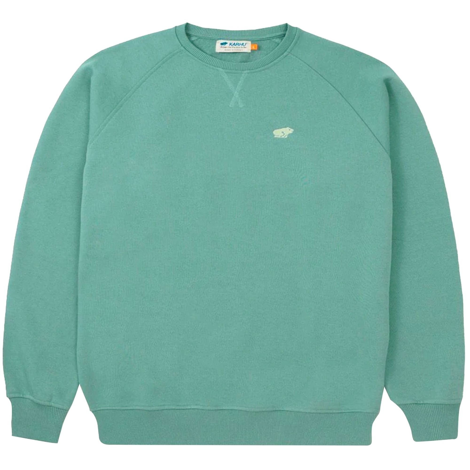 Karhu Classic Chest Logo Sweatshirt - Oil Blue/Butterfly
