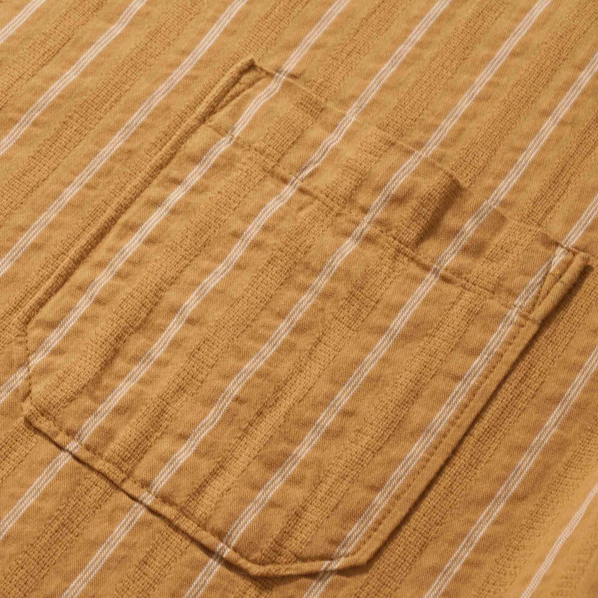 Universal Works Road Shirt - Mustard Maui Stripe