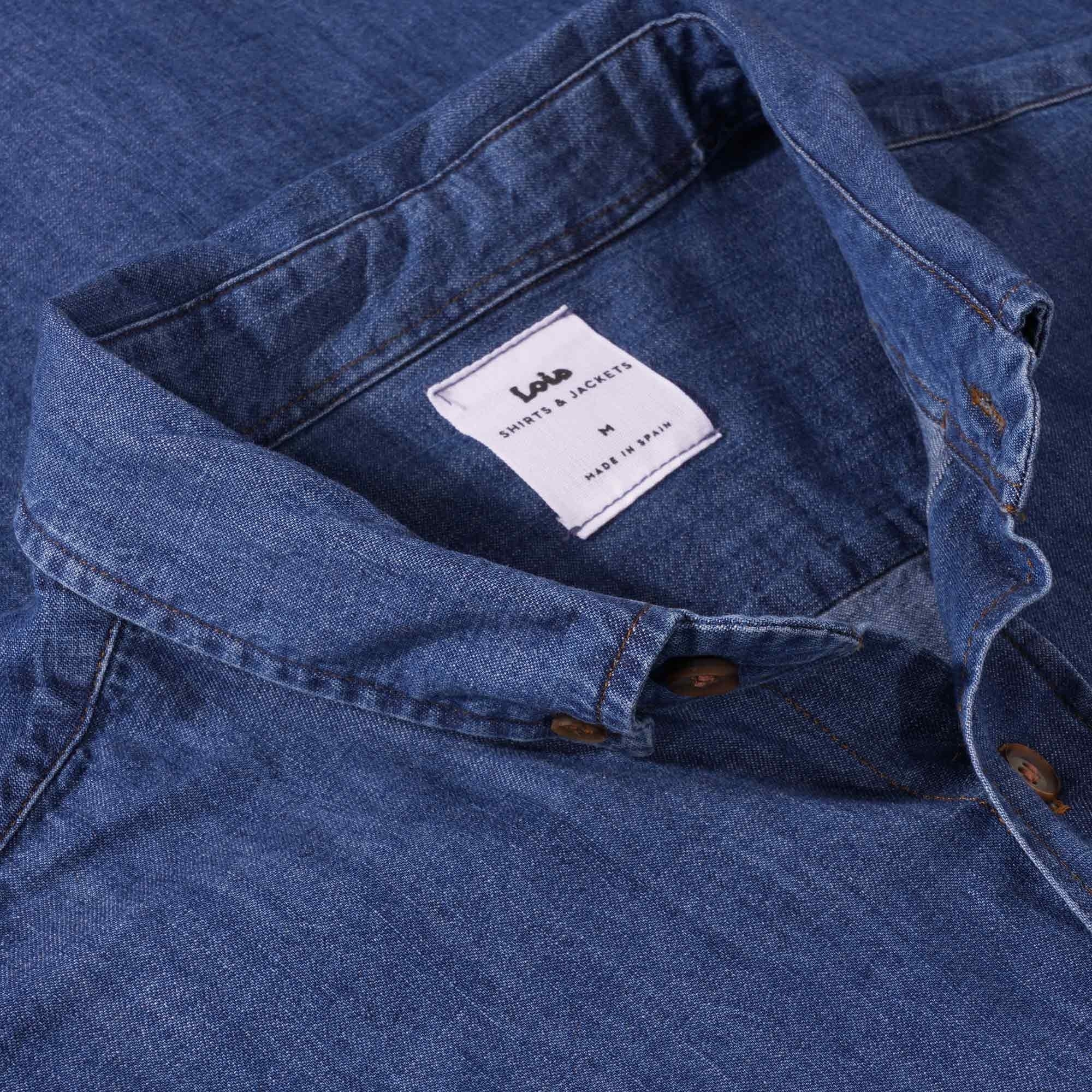 Lois Jeans Thom Clean Denim Shirt - Denim Stone