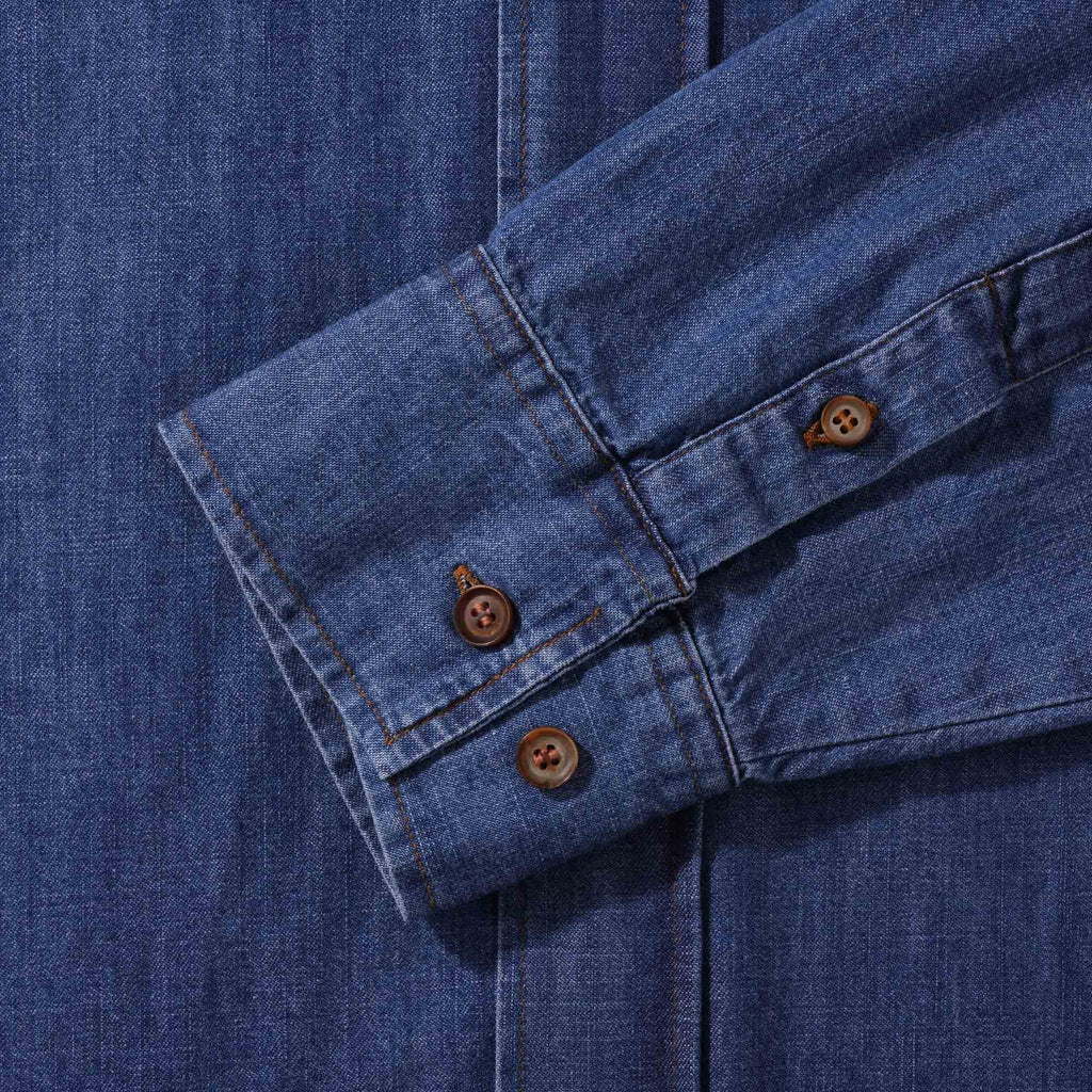 Lois Jeans Thom Clean Denim Shirt - Denim Stone