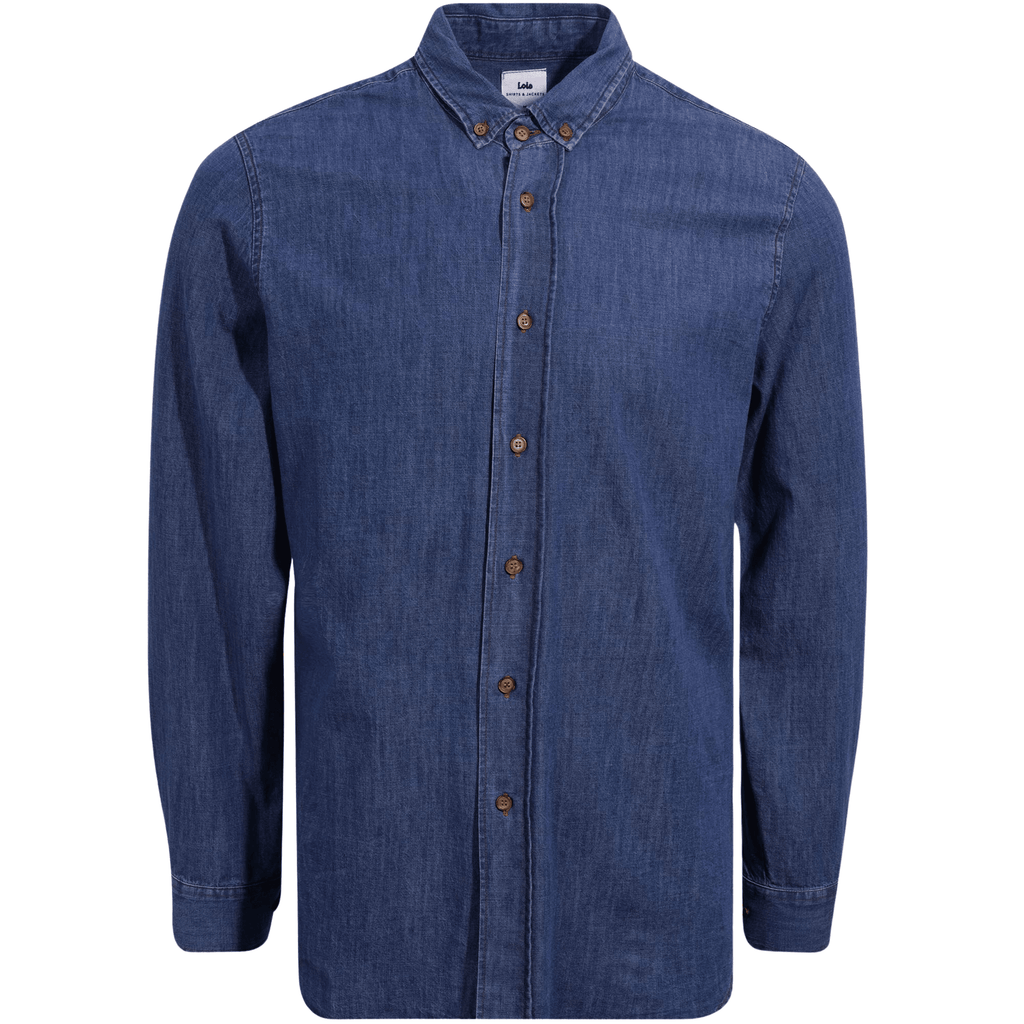 Lois Jeans Thom Clean Denim Shirt - Denim Stone