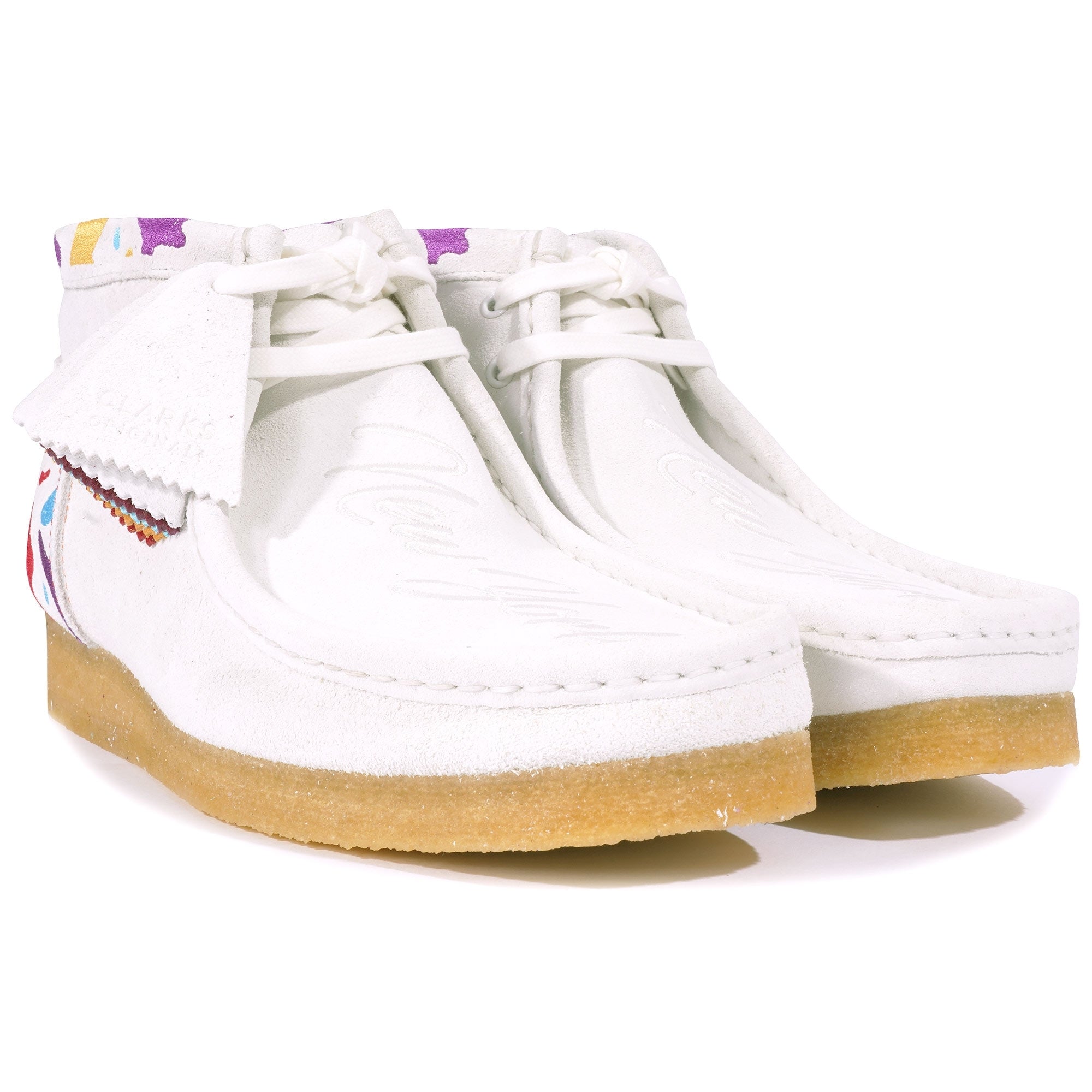 Clarks Originals x One School Wallabee Boot - White