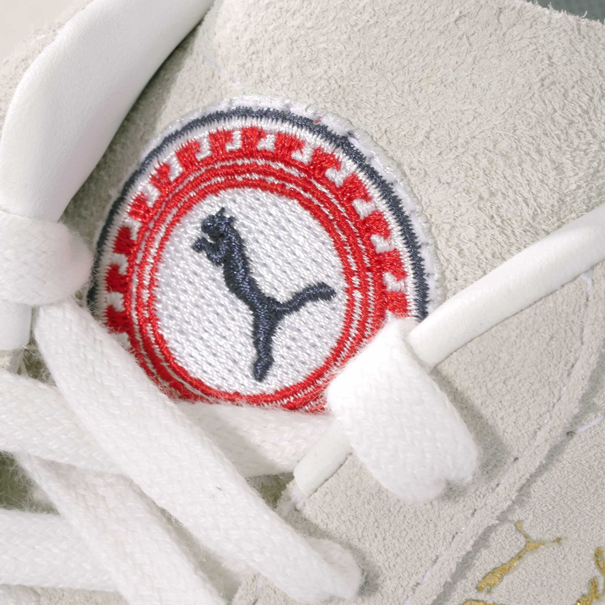 Puma Vlado Stenzel Suede Trainers - White/Red