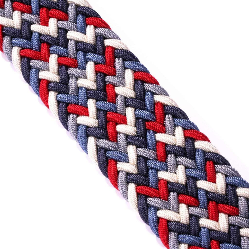 Anderson's Belts Woven Belt - Red/Blue