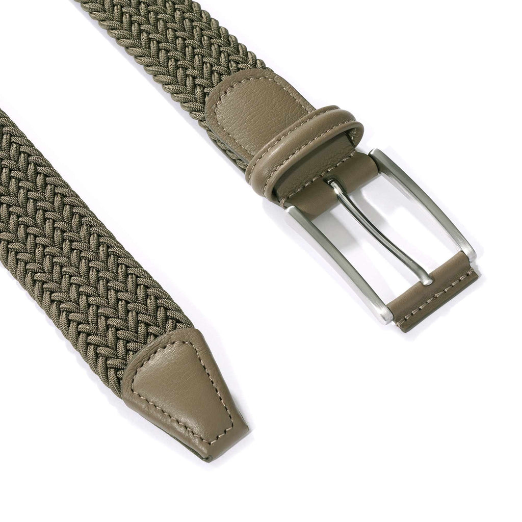 Anderson's Belts Woven Belt - Light Khaki