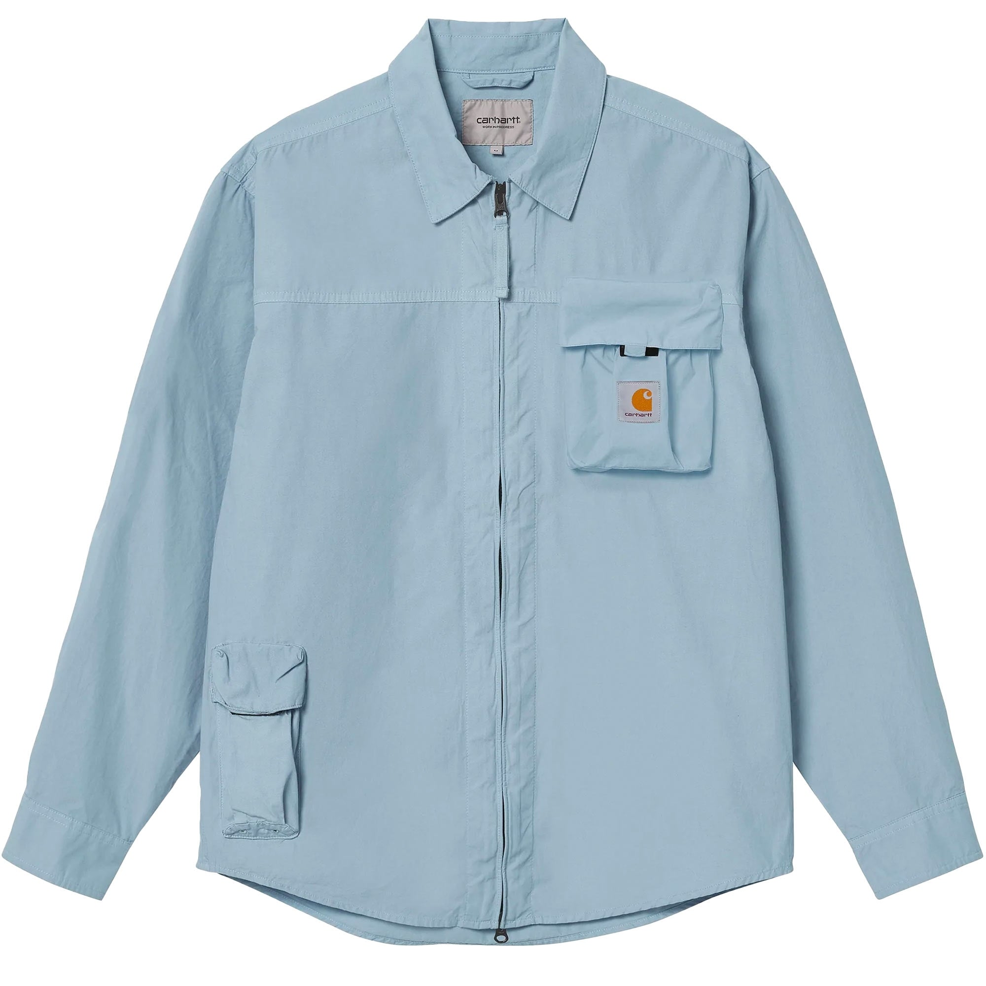 Carhartt WIP Long Sleeve Berm Shirt - Frosted Blue