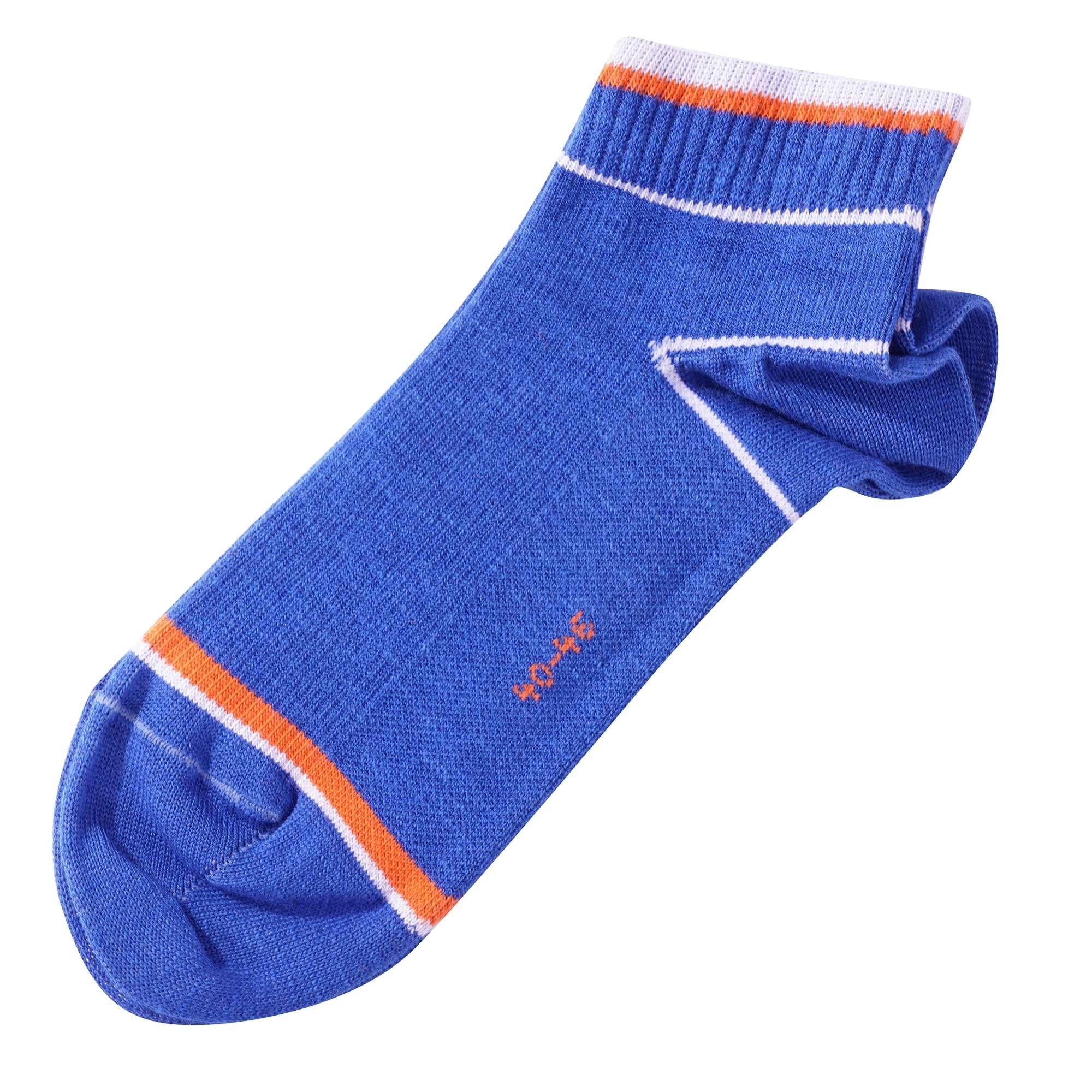Burlington Socks Active Block Socks - Blue/Orange