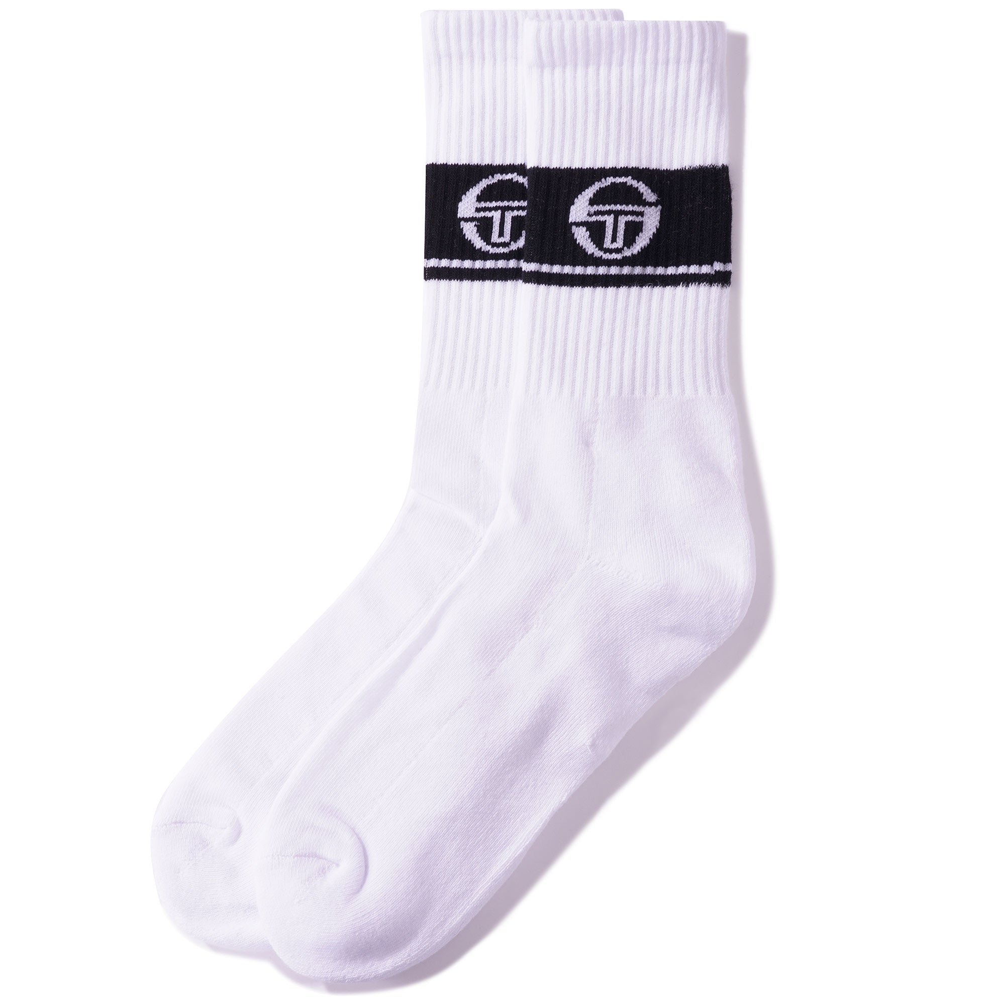 Sergio Tacchini Crew Socks - White