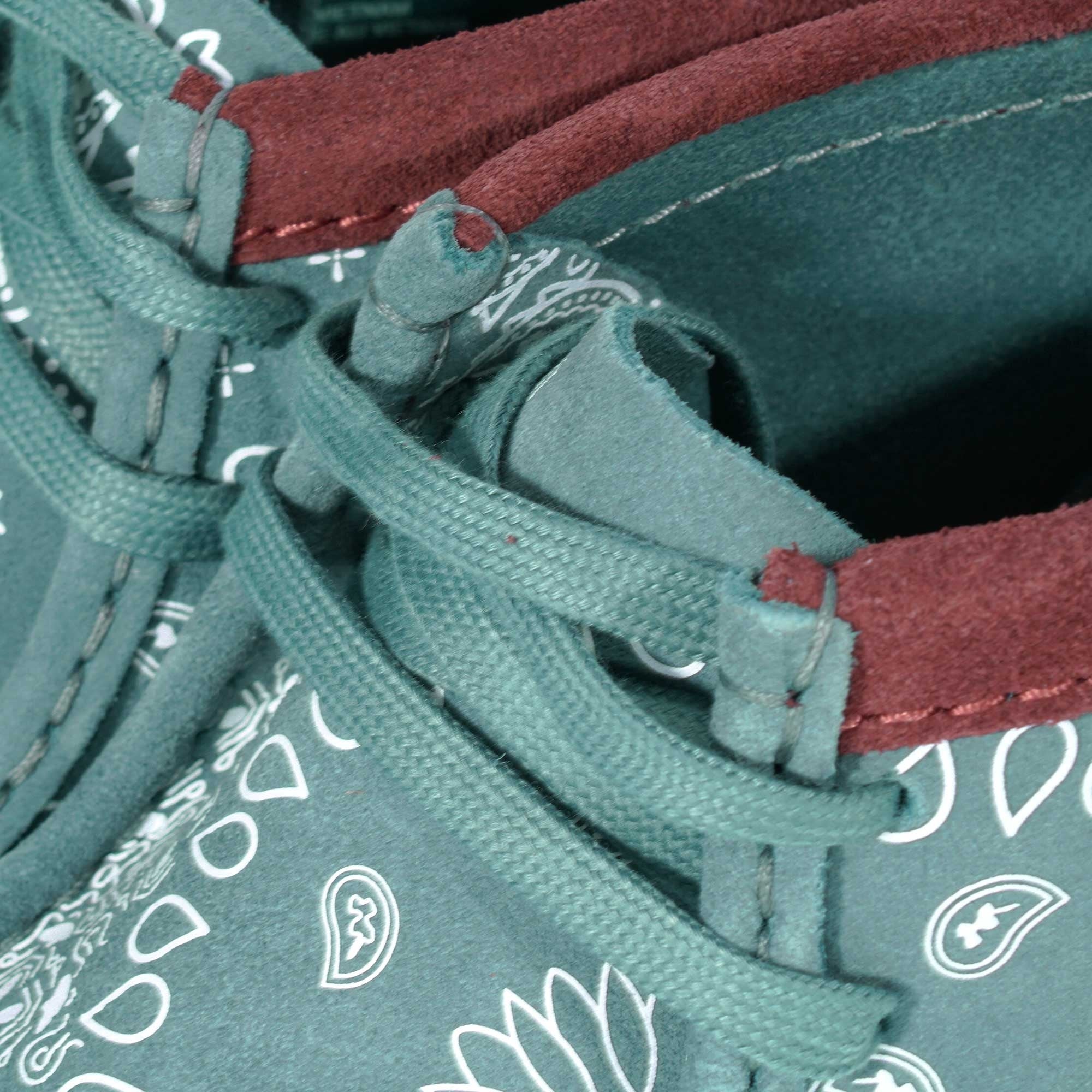 Clarks Originals Wallabee Boot - Green Paisley