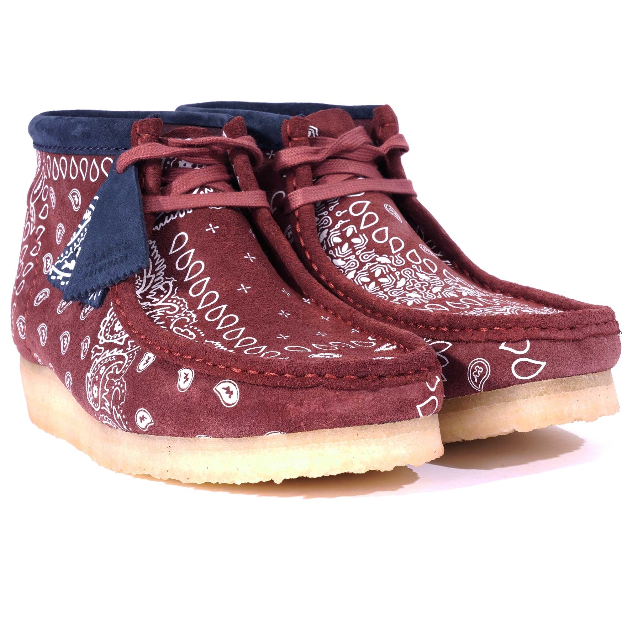 Clarks Originals Wallabee Boot - Brick Paisley