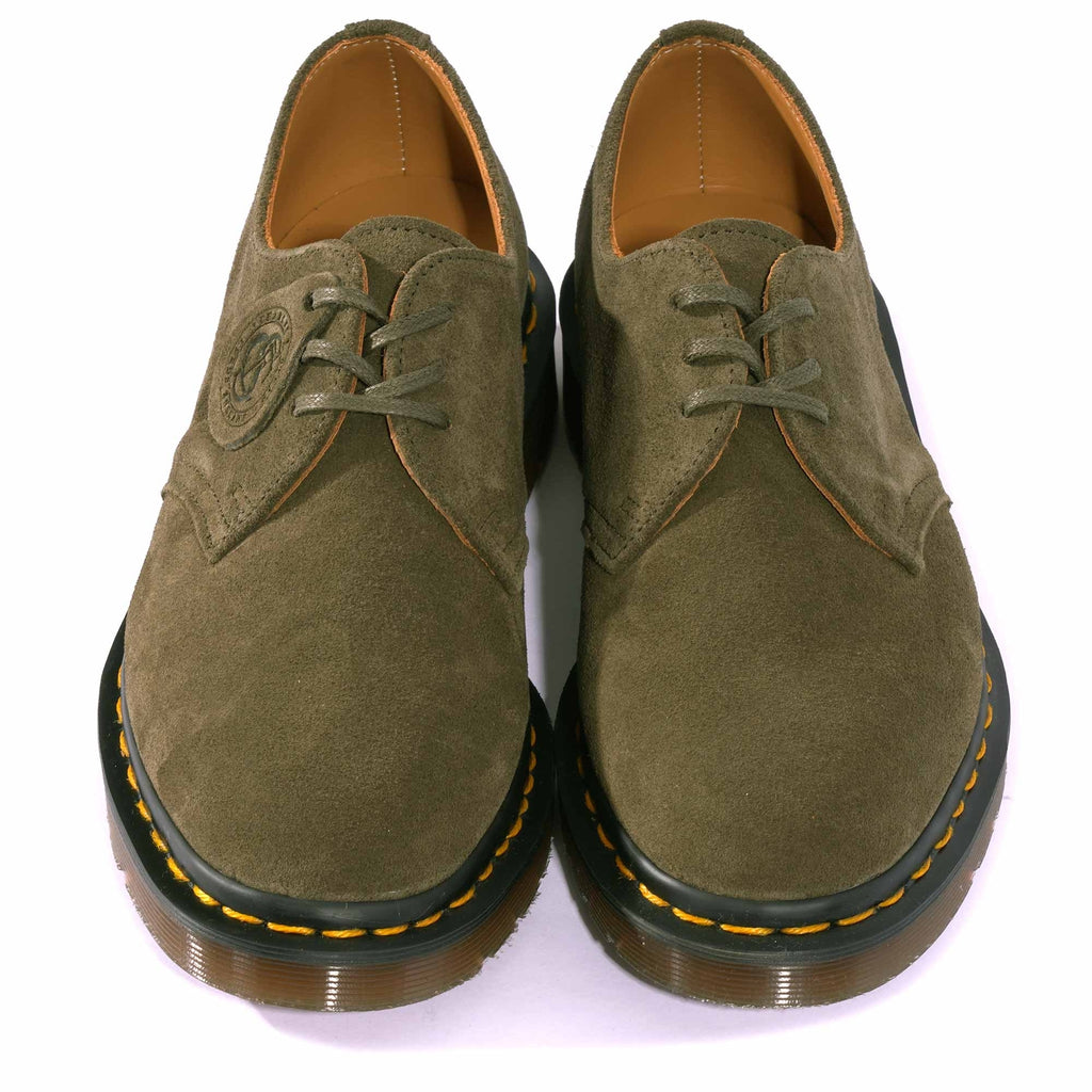 Dr. Martens Made In England 1461 Buck Suede - Forest Green