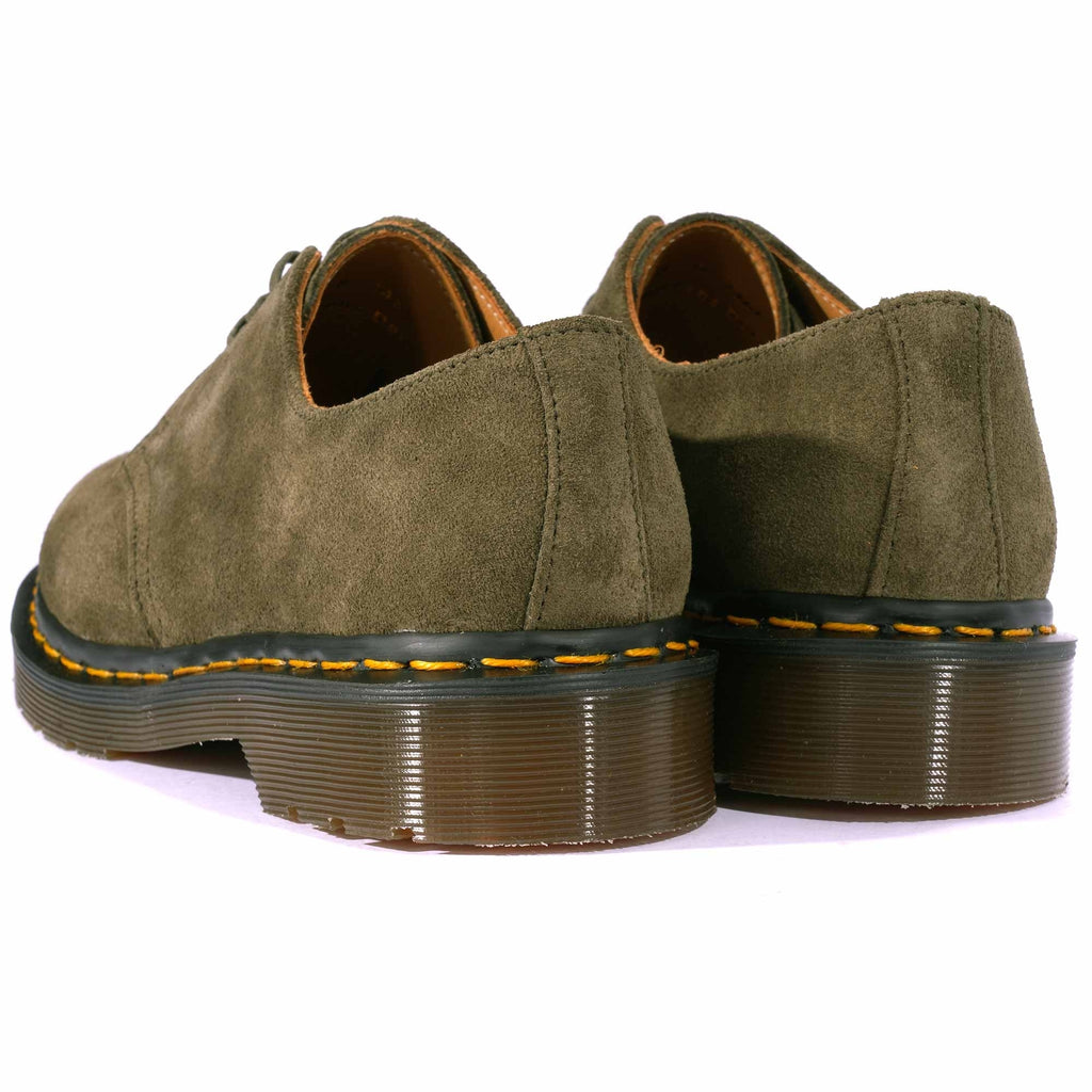 Dr. Martens Made In England 1461 Buck Suede - Forest Green