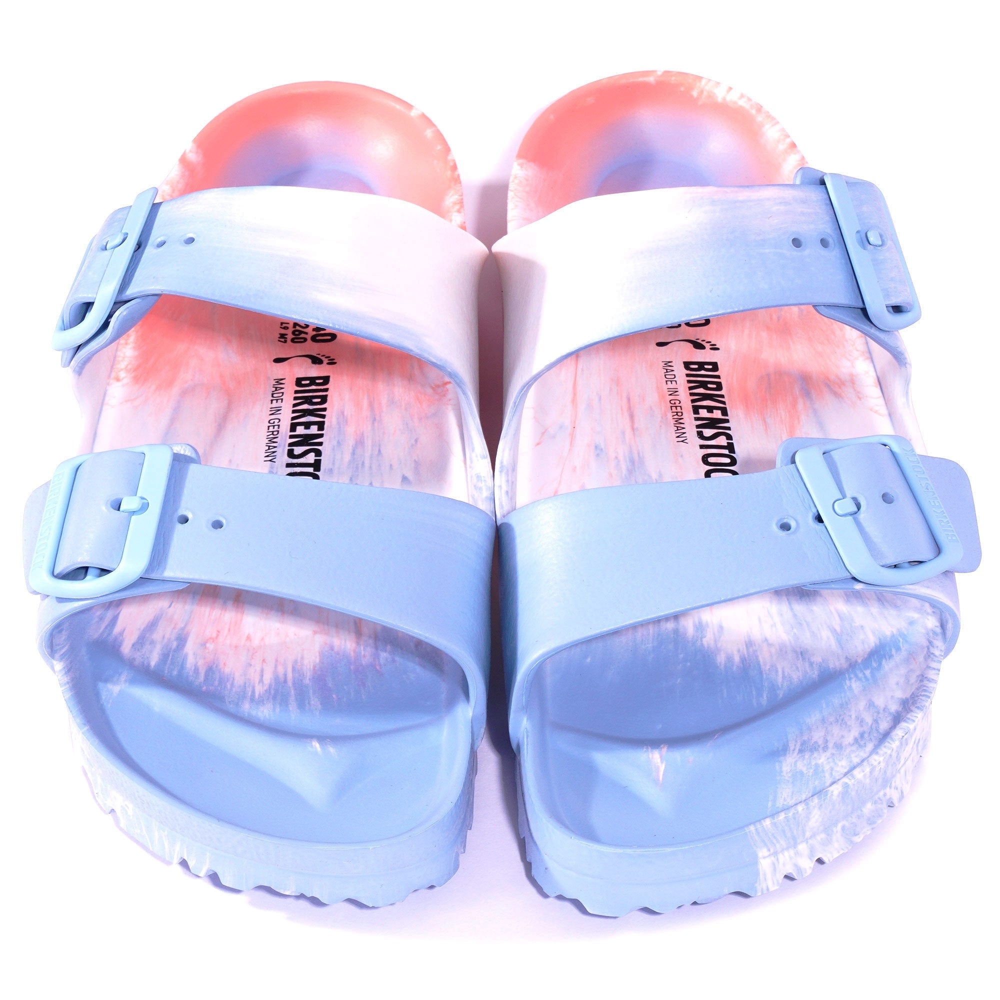 Birkenstock Womens Arizona EVA - Coral Peach Multi
