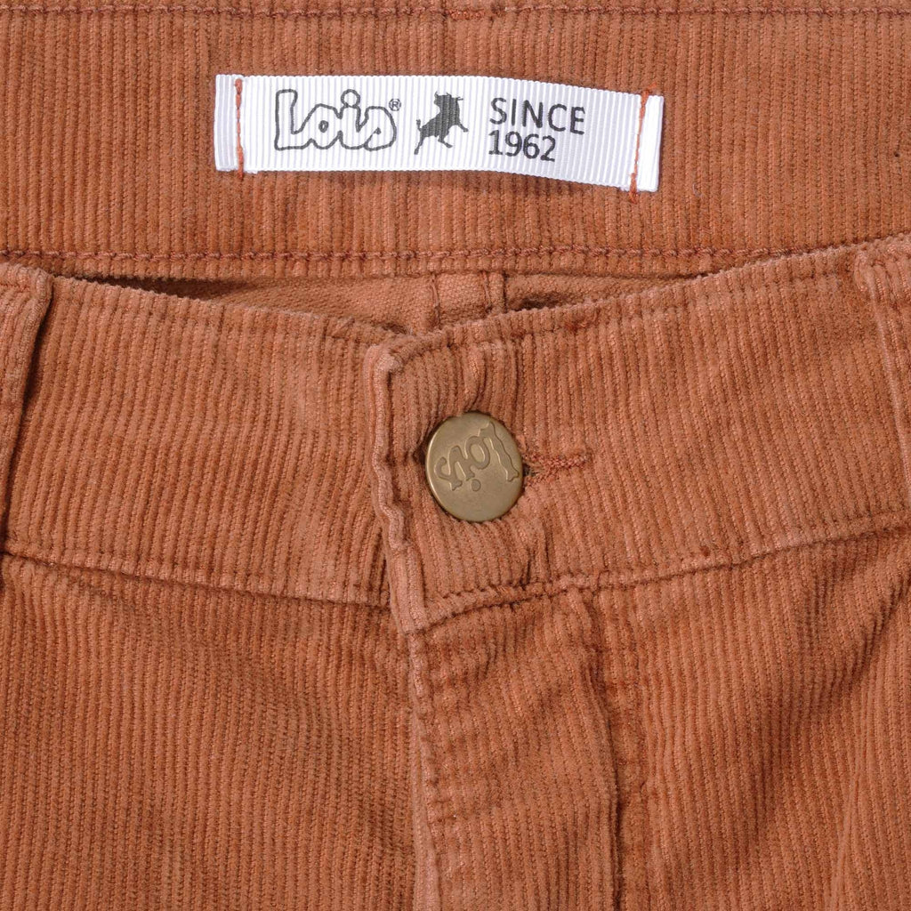 Lois Jeans Sierra Thin Cord Trousers - Burnt Ochre
