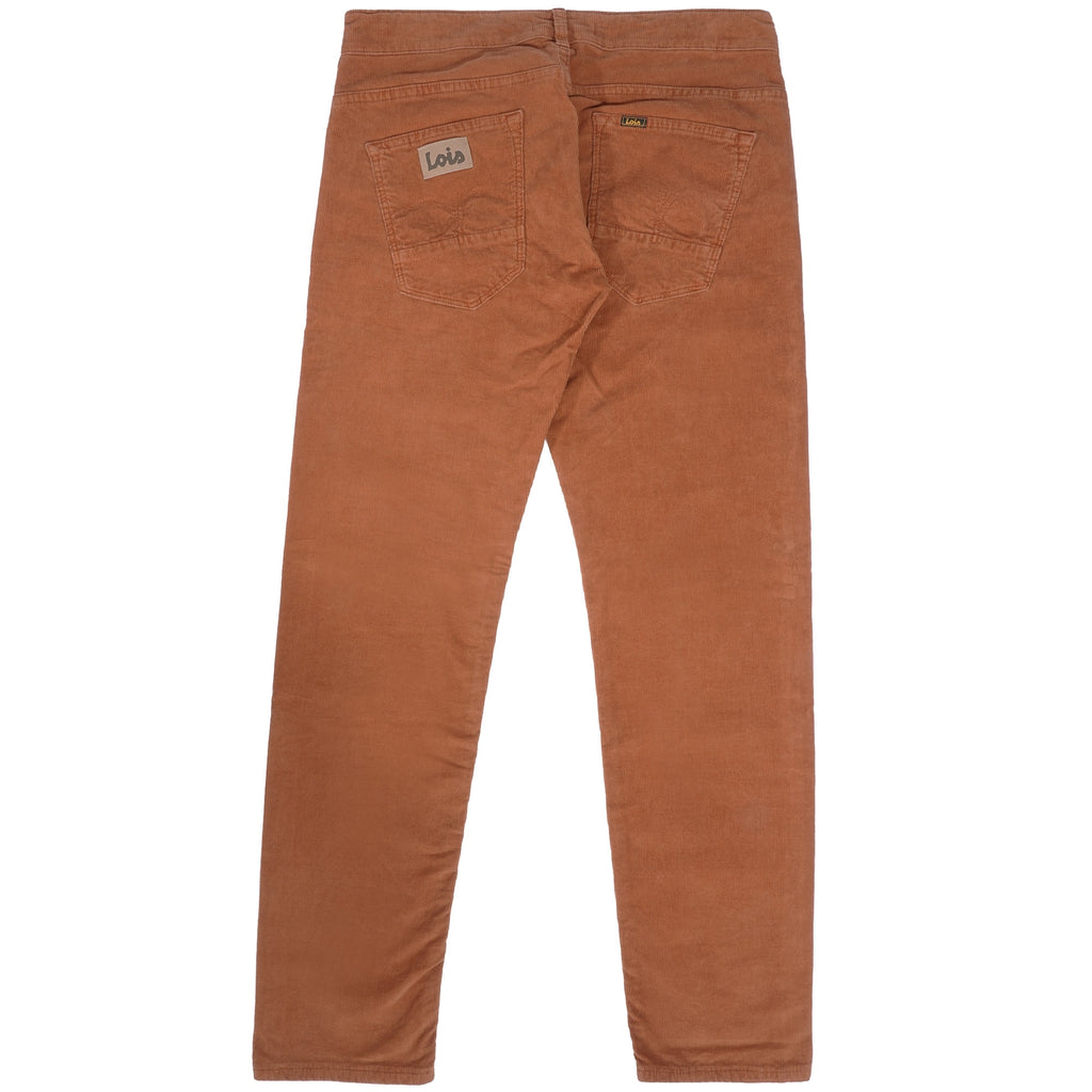 Lois Jeans Sierra Thin Cord Trousers - Burnt Ochre
