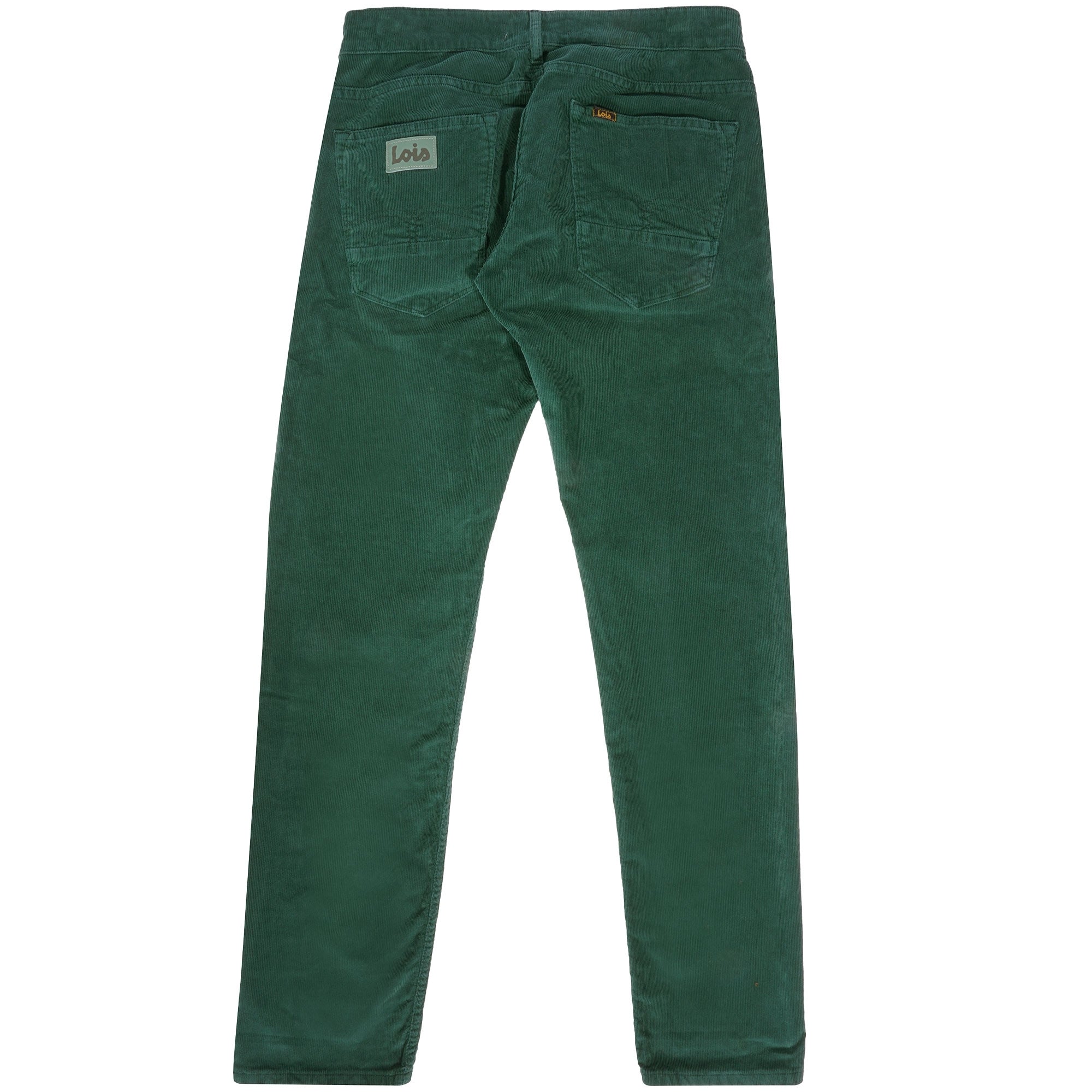 Lois Jeans Sierra Thin Cord Trousers - Bottle Green