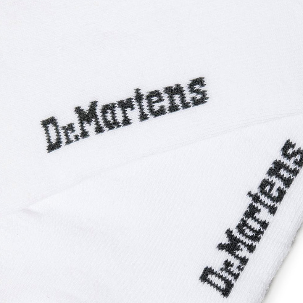 Dr. Martens Made In England The Double Doc Sock 3 Pack - White