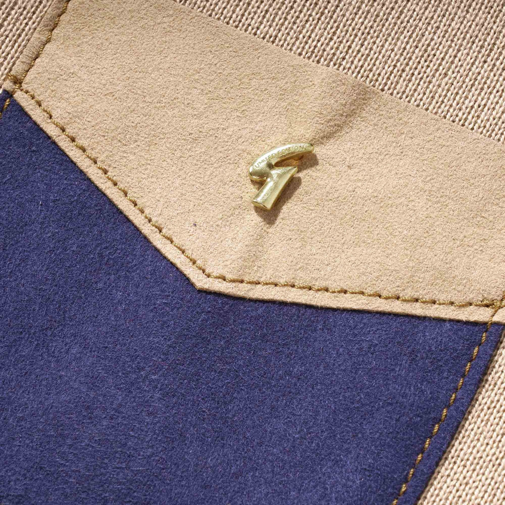 Gabicci Vintage Ladd Zip Neck Knitted Polo Limited Ed. - Elmwood