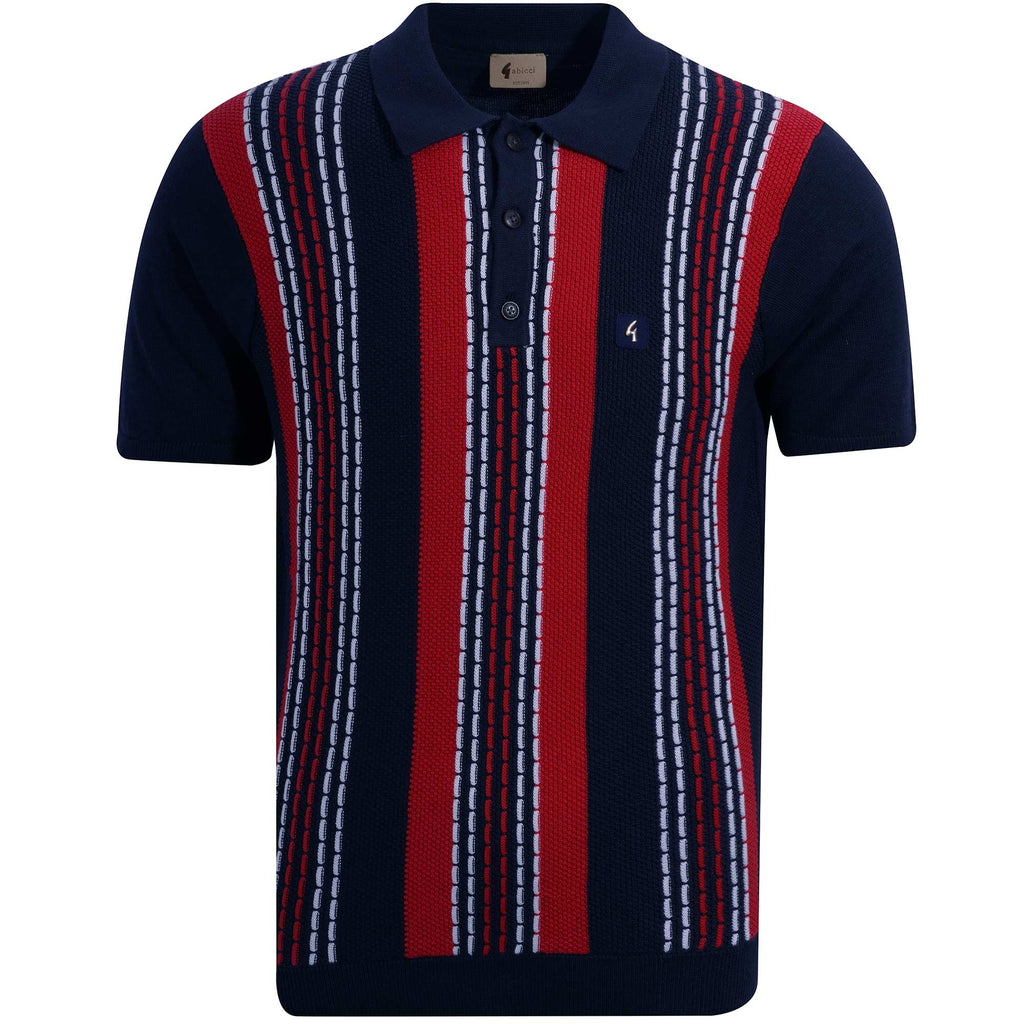 Gabicci Vintage Caan Vintage Polo Shirt - Navy