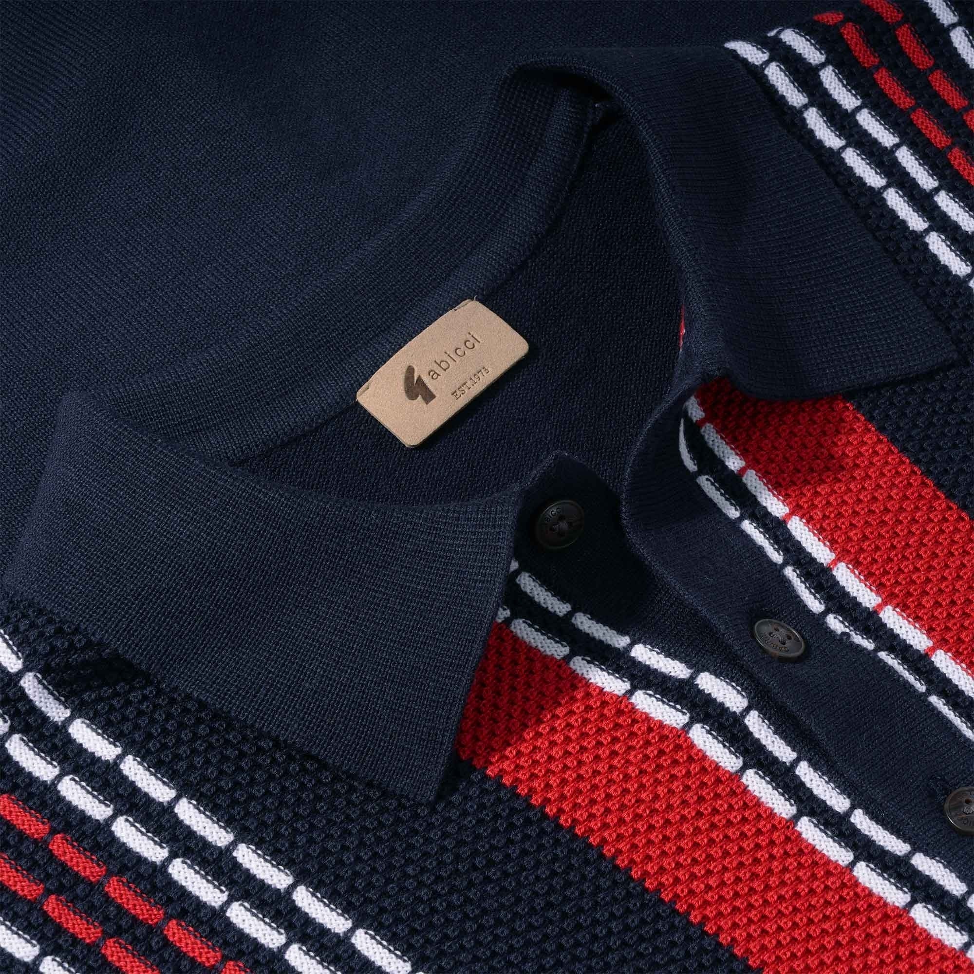 Gabicci Vintage Caan Vintage Polo Shirt - Navy