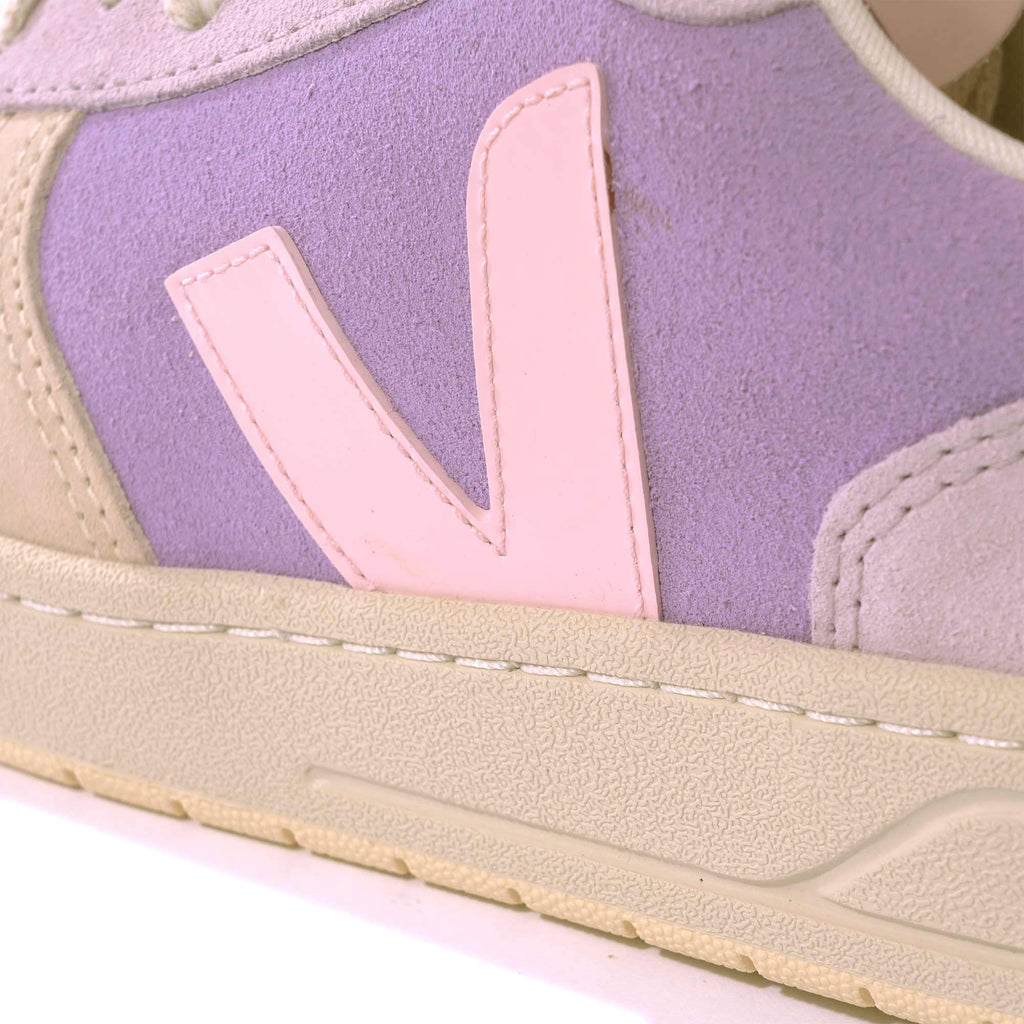 Veja Womens V-10 Suede - Purple/Beige