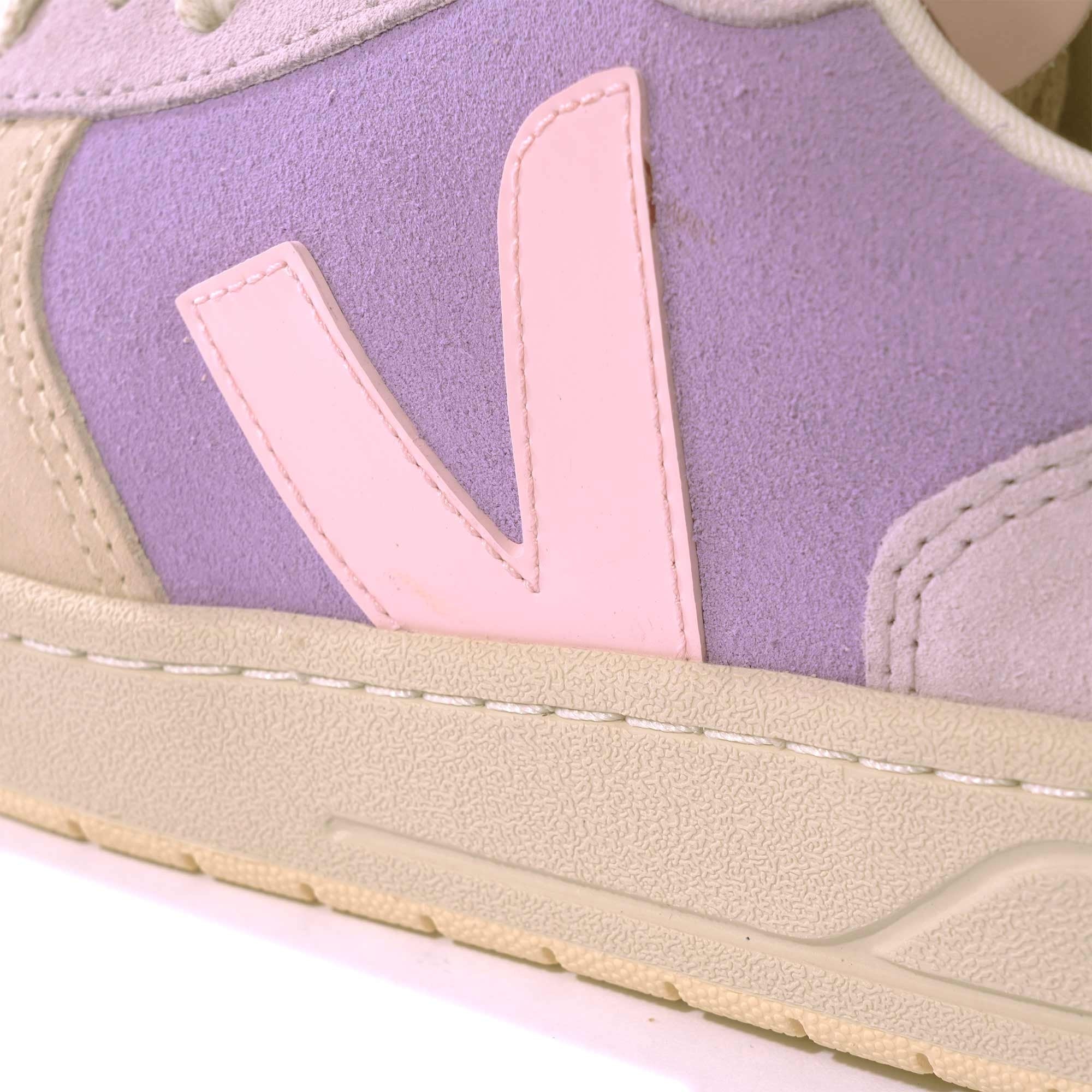 Veja Womens V-10 Suede - Purple/Beige