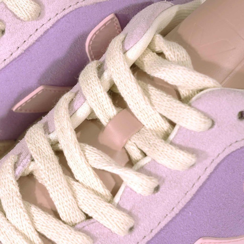 Veja Womens V-10 Suede - Purple/Beige