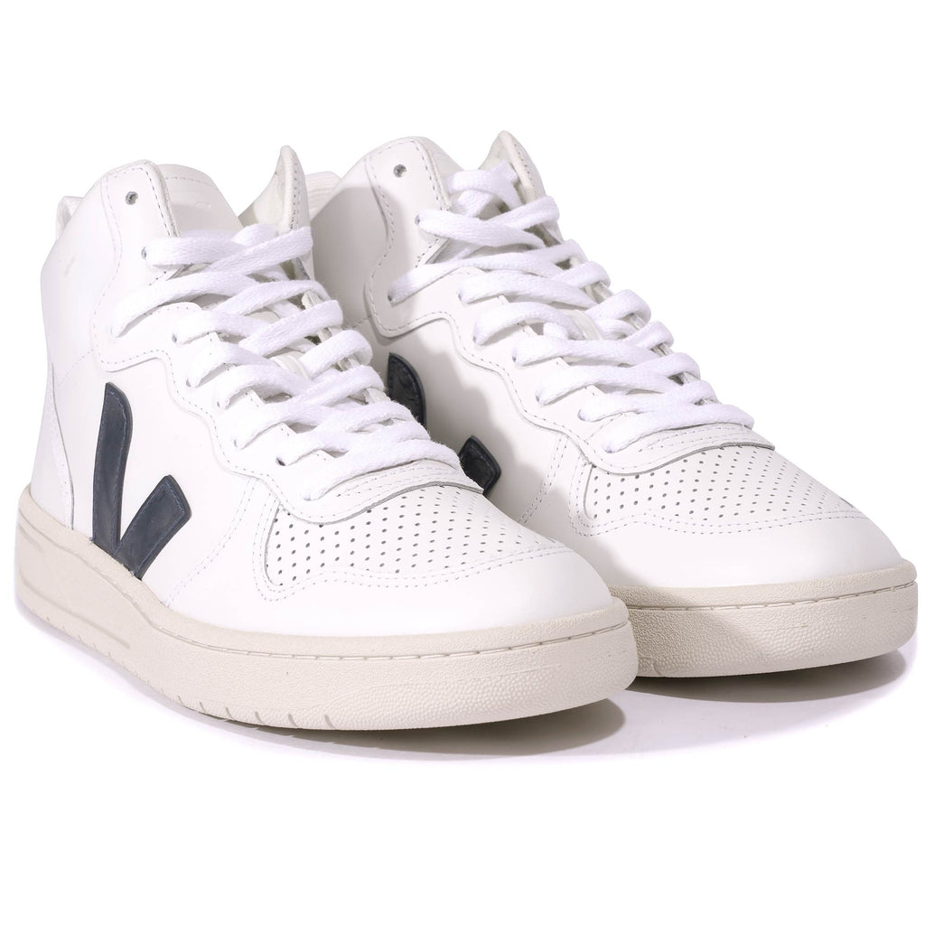 Veja High Top V-15 Leather - Extra White/Nautico