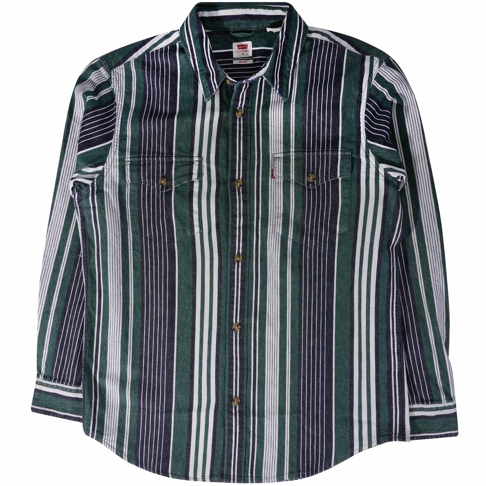 Levi's® Relaxed Fit Western Shirt - Breon Ponderosa Pine Green